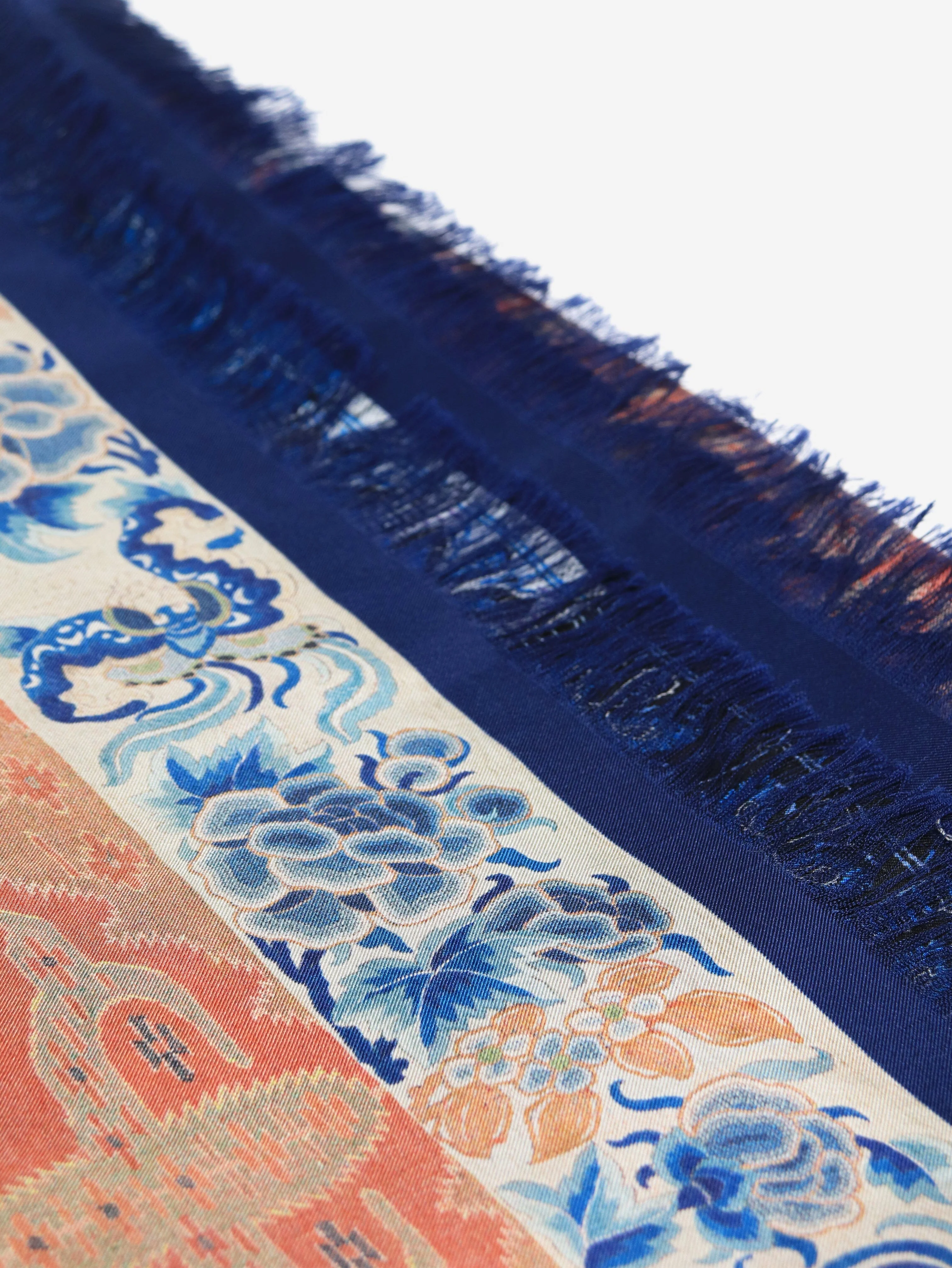 Multicolour silk scarf - Image 2