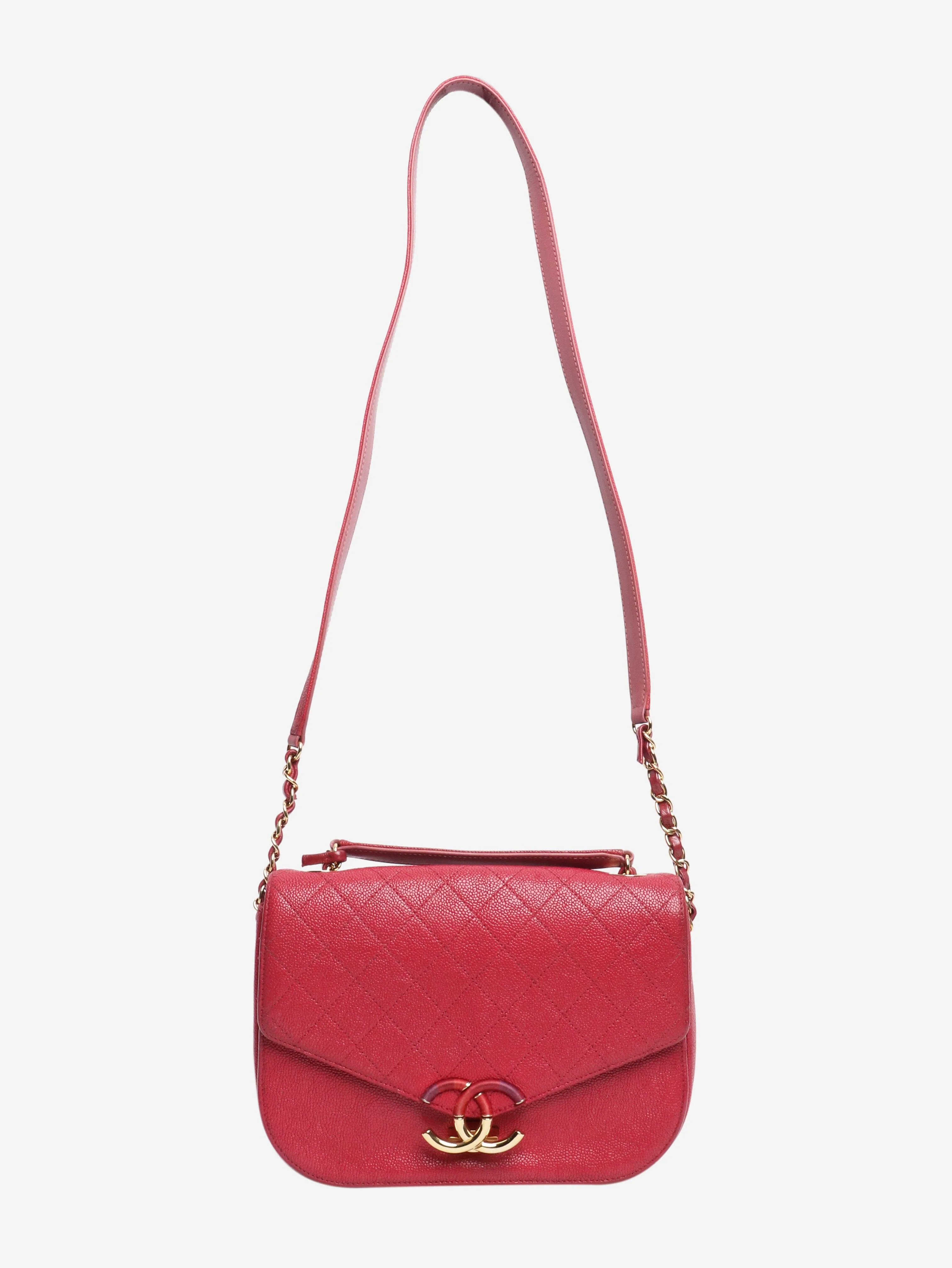 Pink 2018 CC caviar leather shoulder bag - Image 2