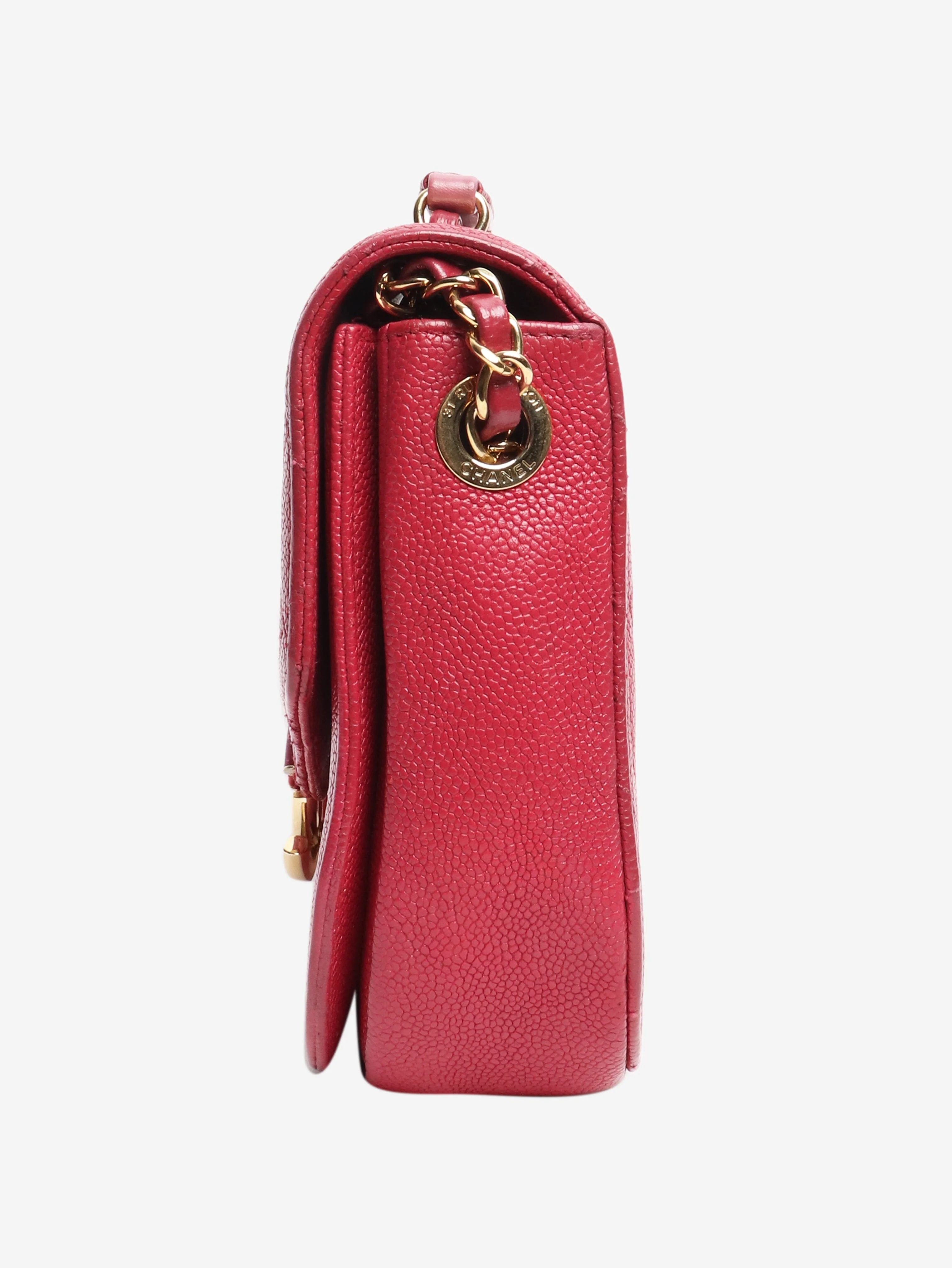 Pink 2018 CC caviar leather shoulder bag - Image 3