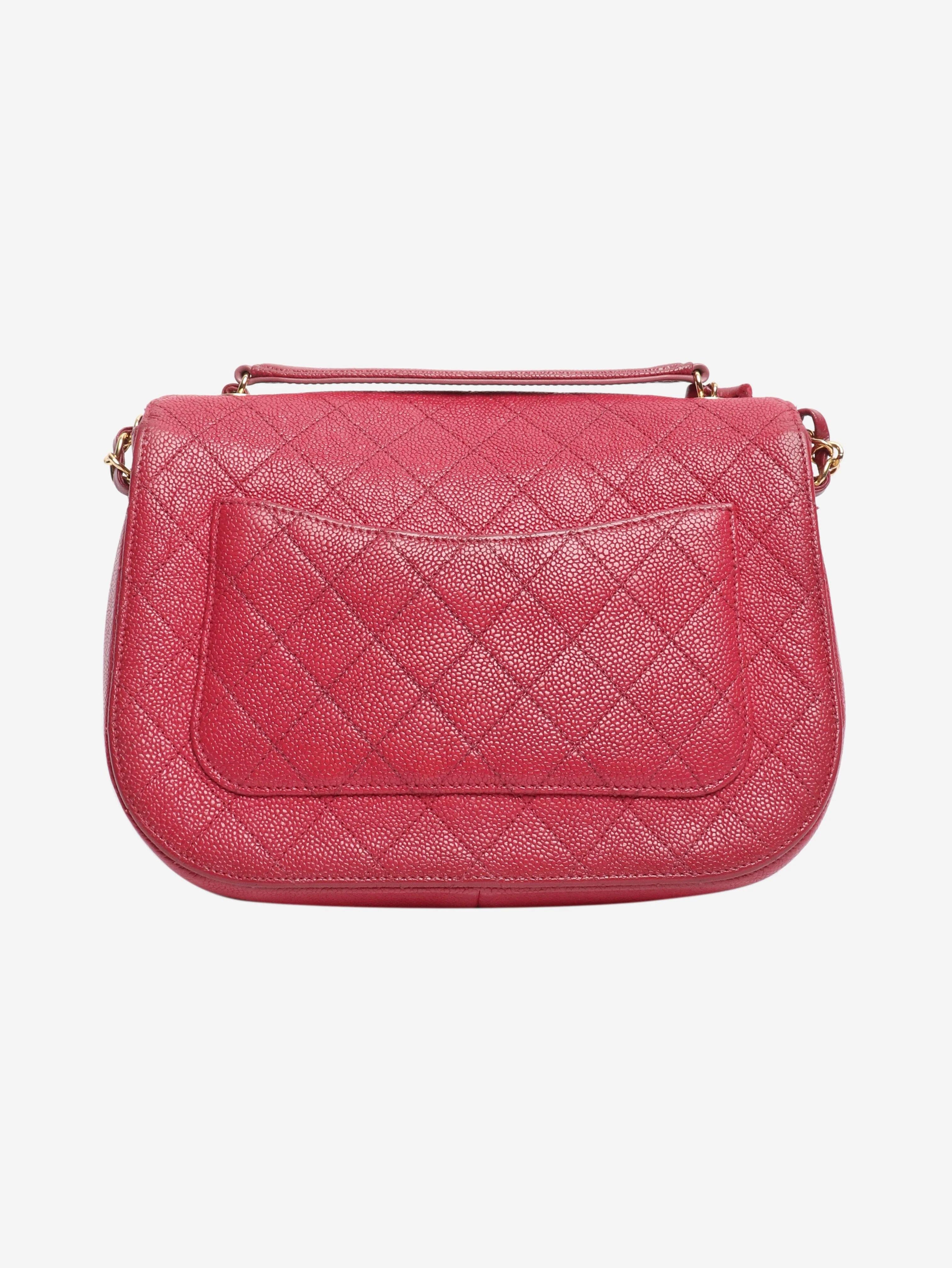 Pink 2018 CC caviar leather shoulder bag - Image 4