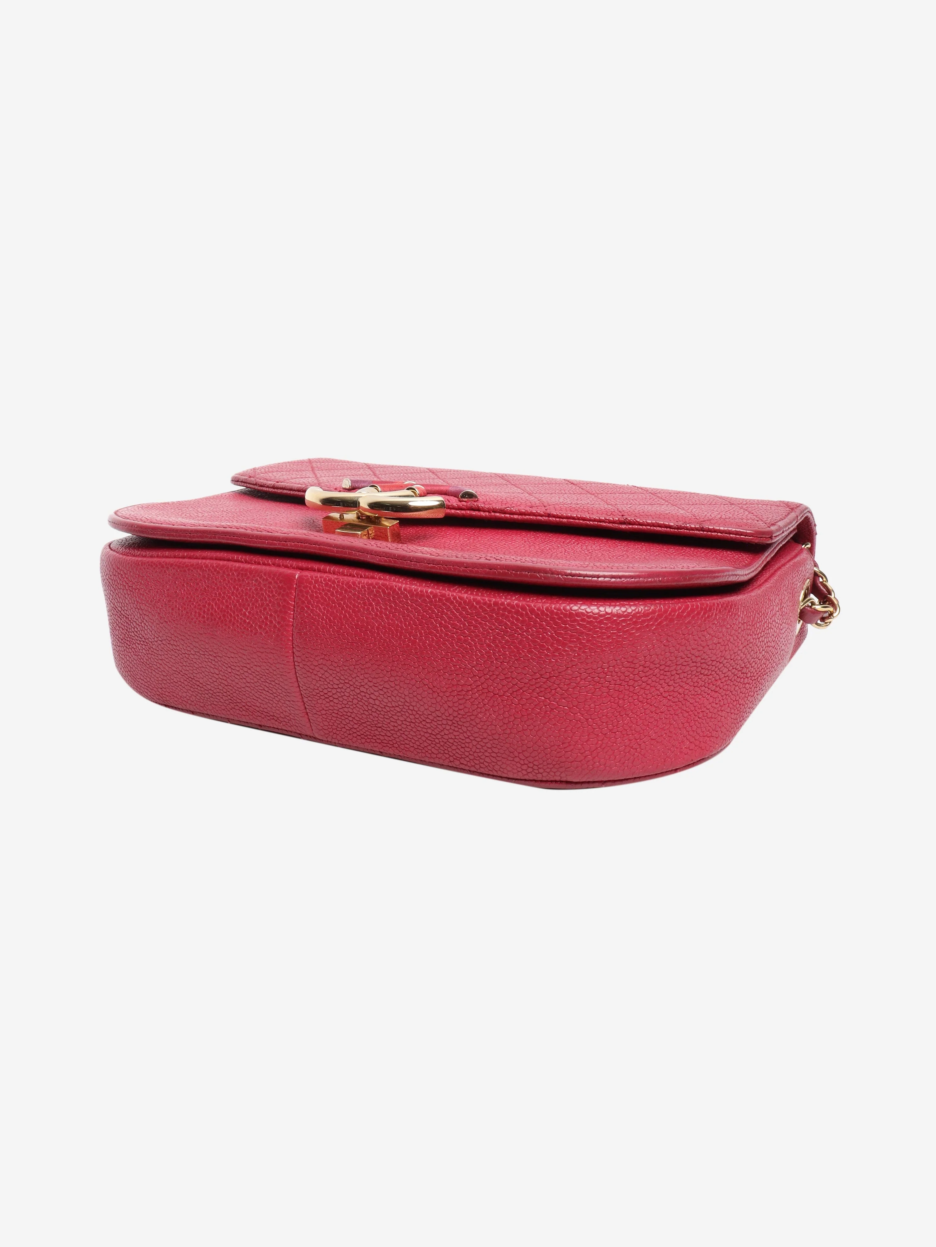 Pink 2018 CC caviar leather shoulder bag - Image 5