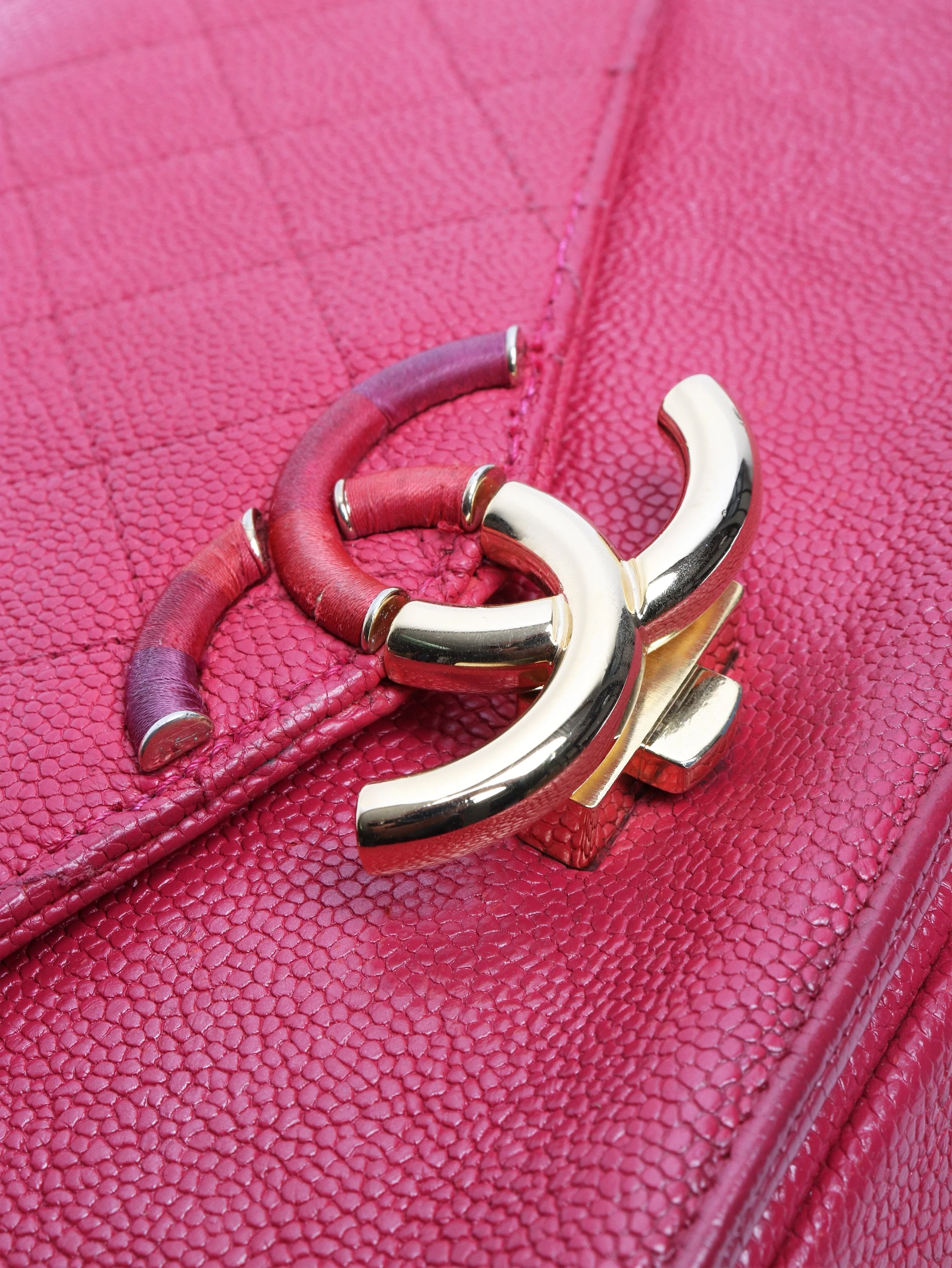 Pink 2018 CC caviar leather shoulder bag - Image 6