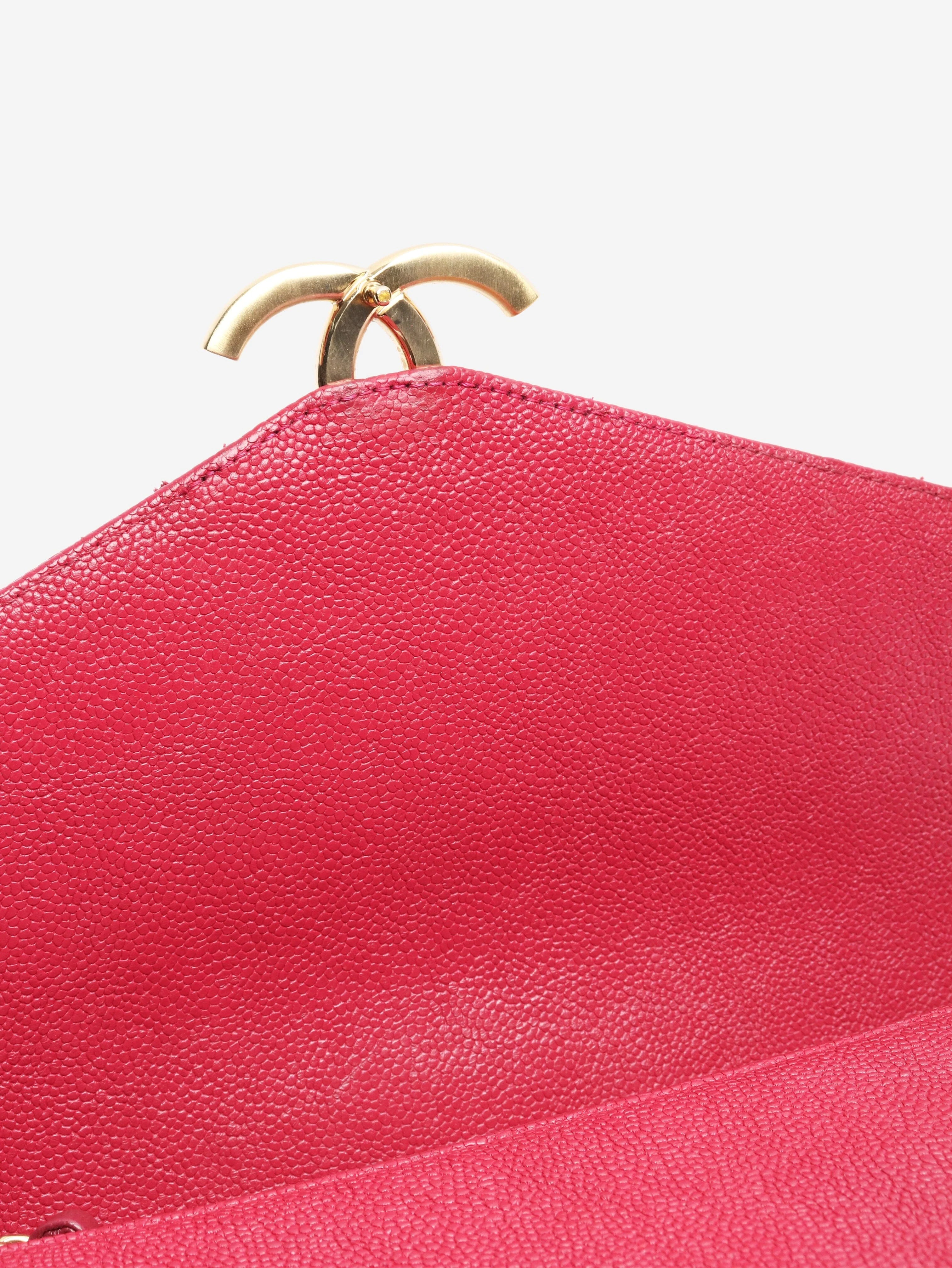 Pink 2018 CC caviar leather shoulder bag - Image 7