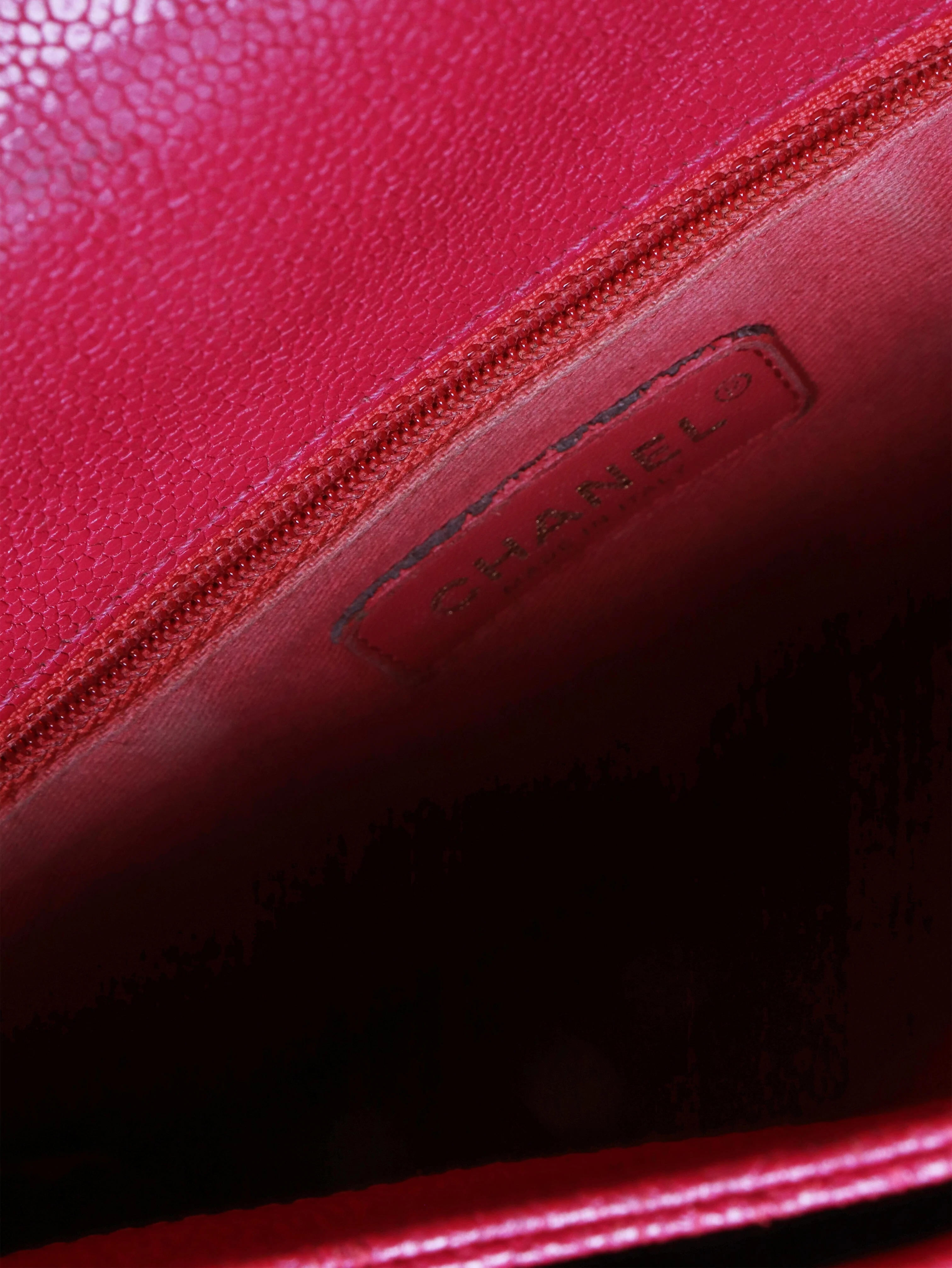 Pink 2018 CC caviar leather shoulder bag - Image 8