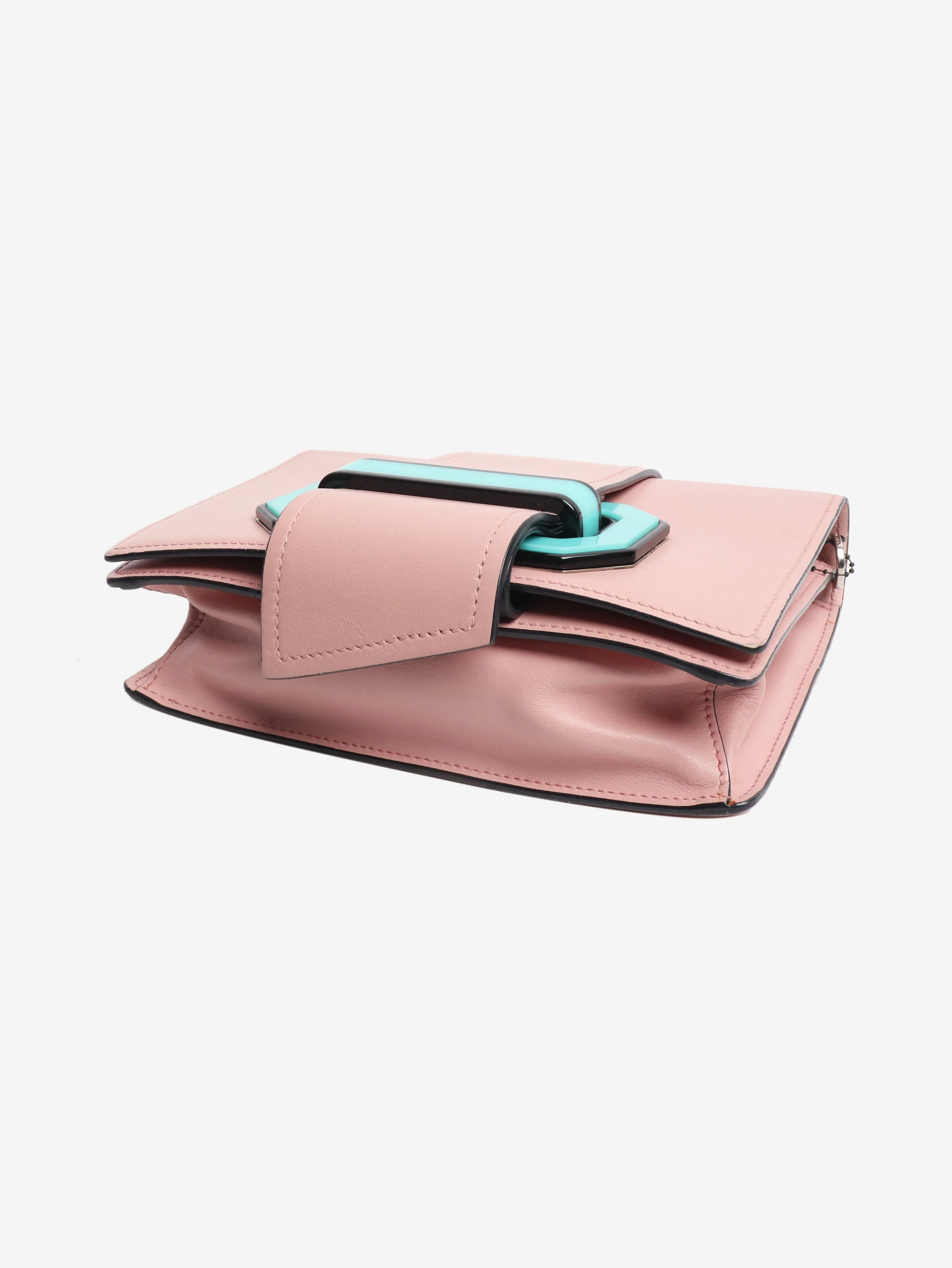 Pink City plex ribbon crossbody bag - Image 4