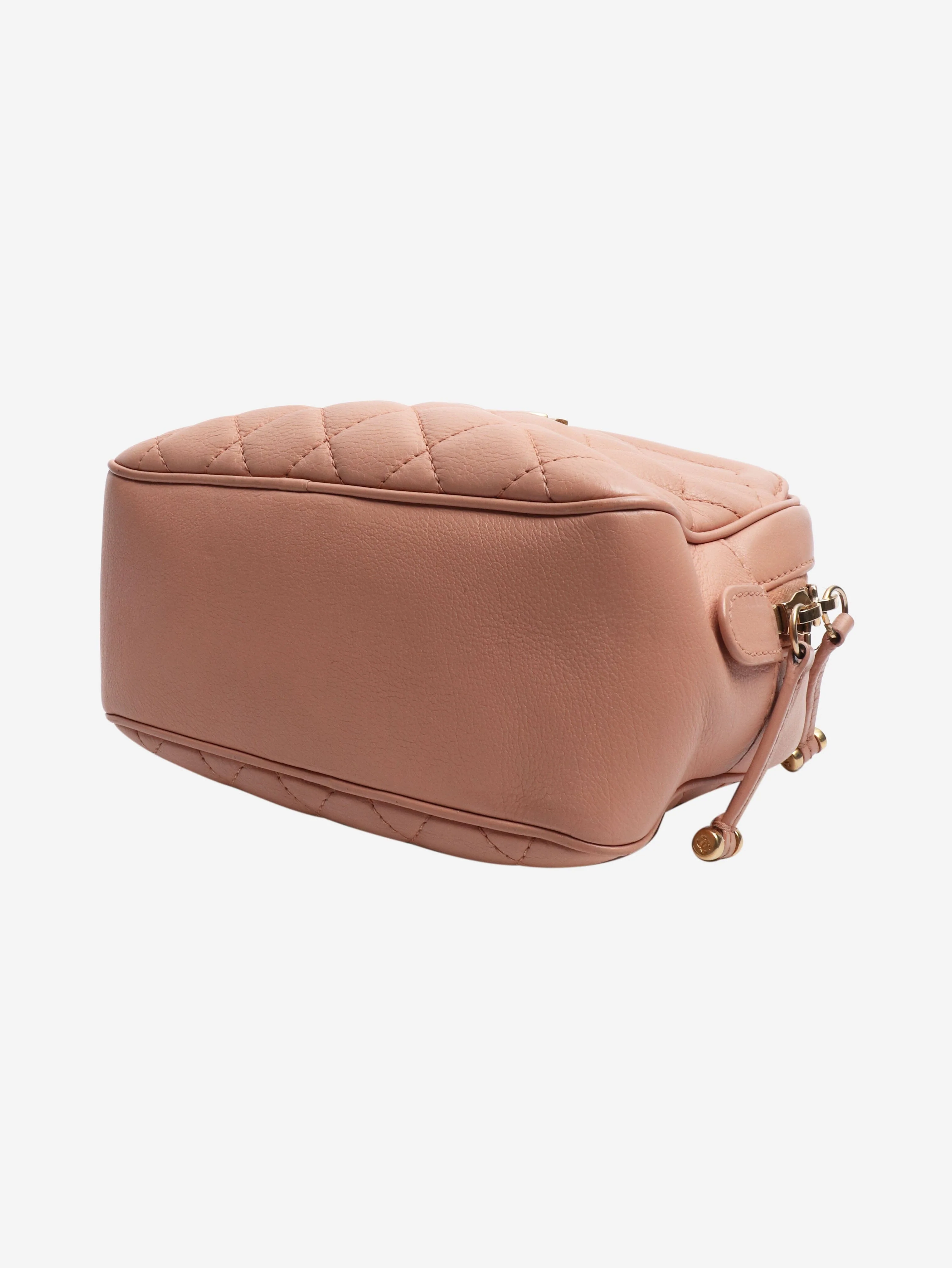 Pink lambskin-quilted Vanity bag - Image 5