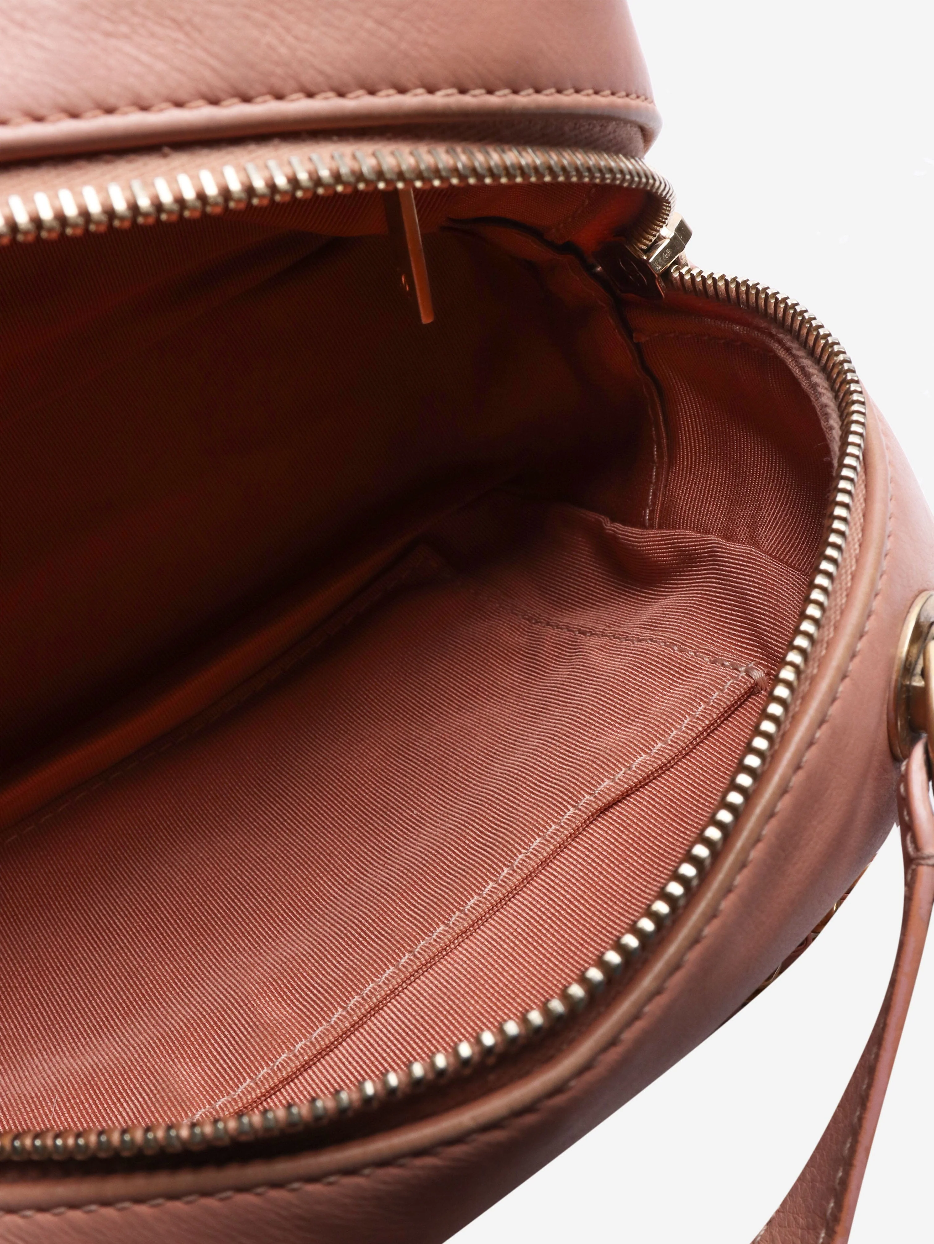 Pink lambskin-quilted Vanity bag - Image 7