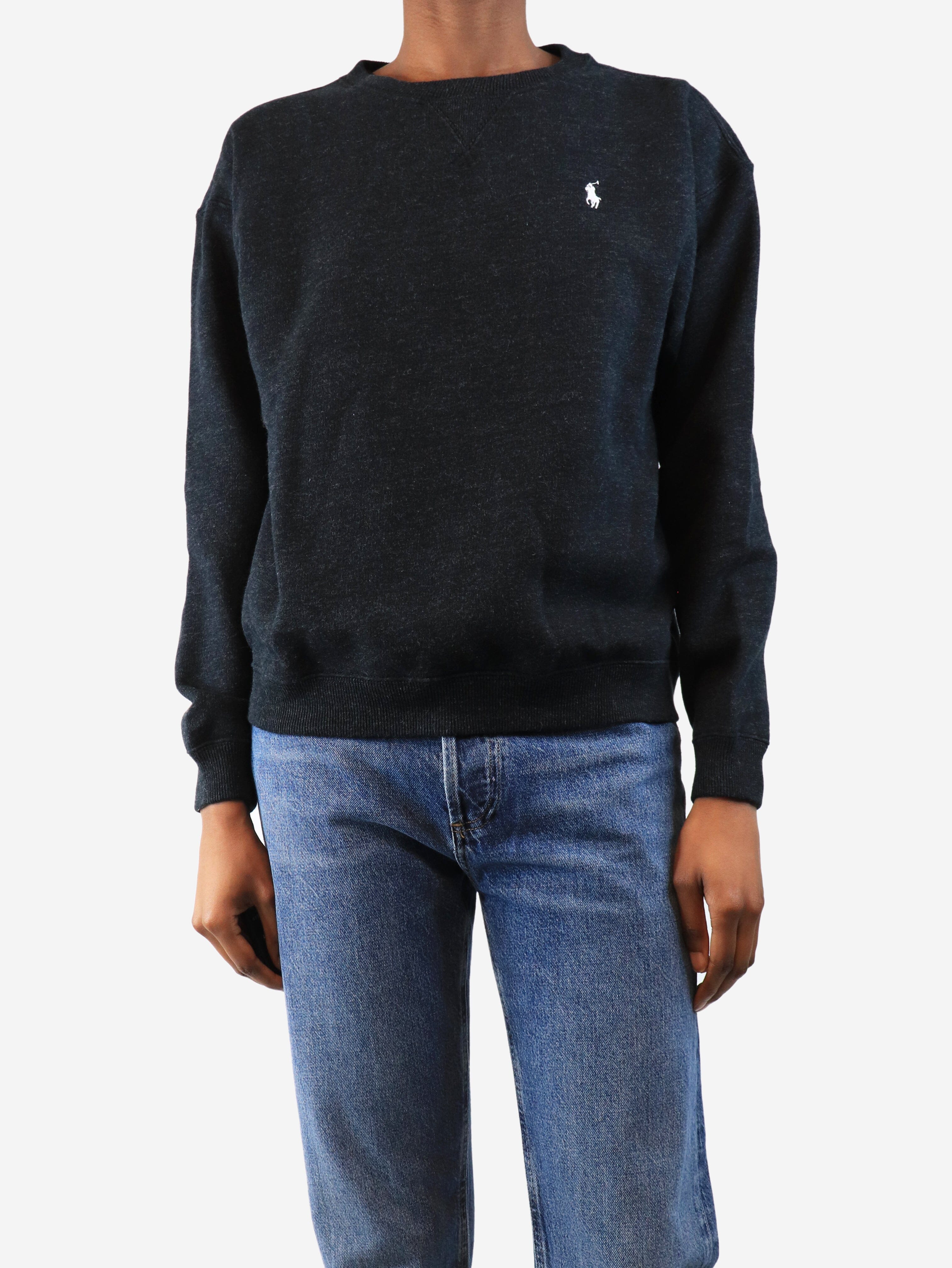Charcoal crewneck sweater - size S - Image 3