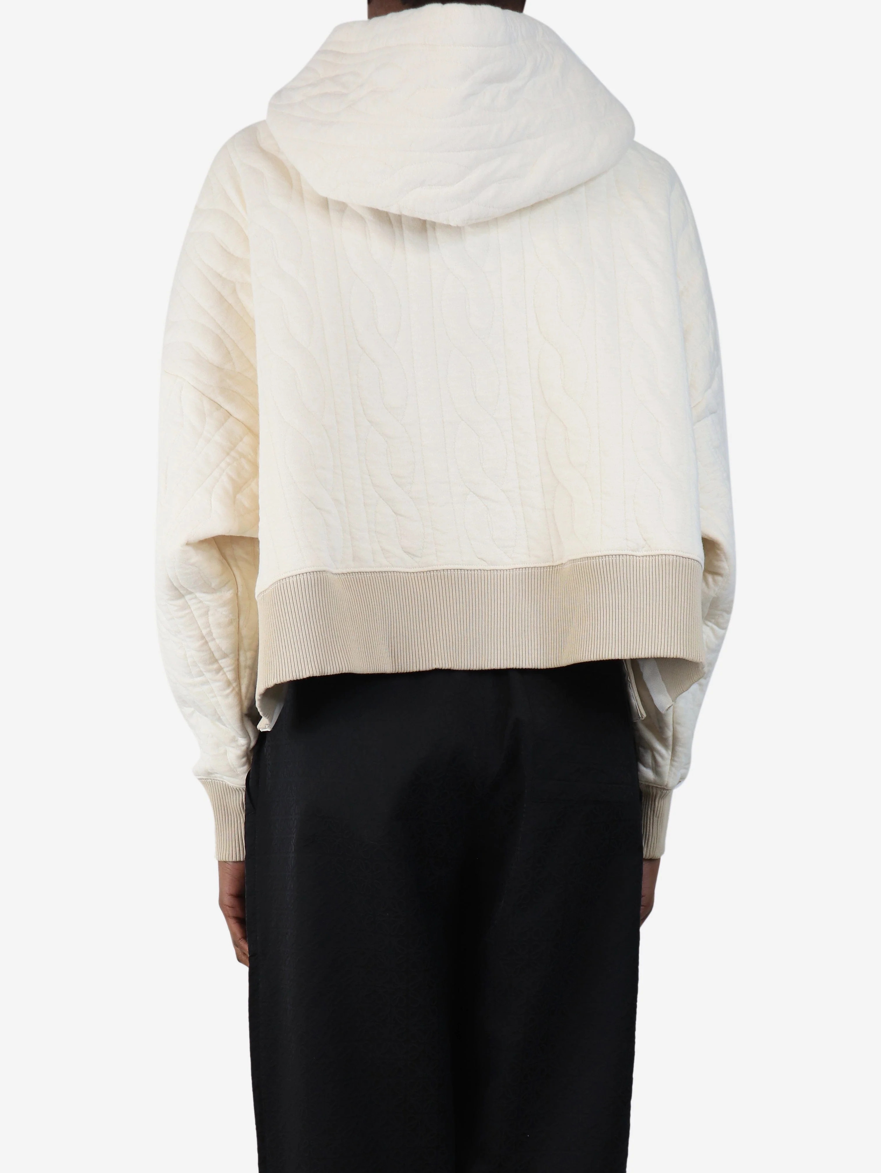 Cream Polo hoody - size XS - Image 2