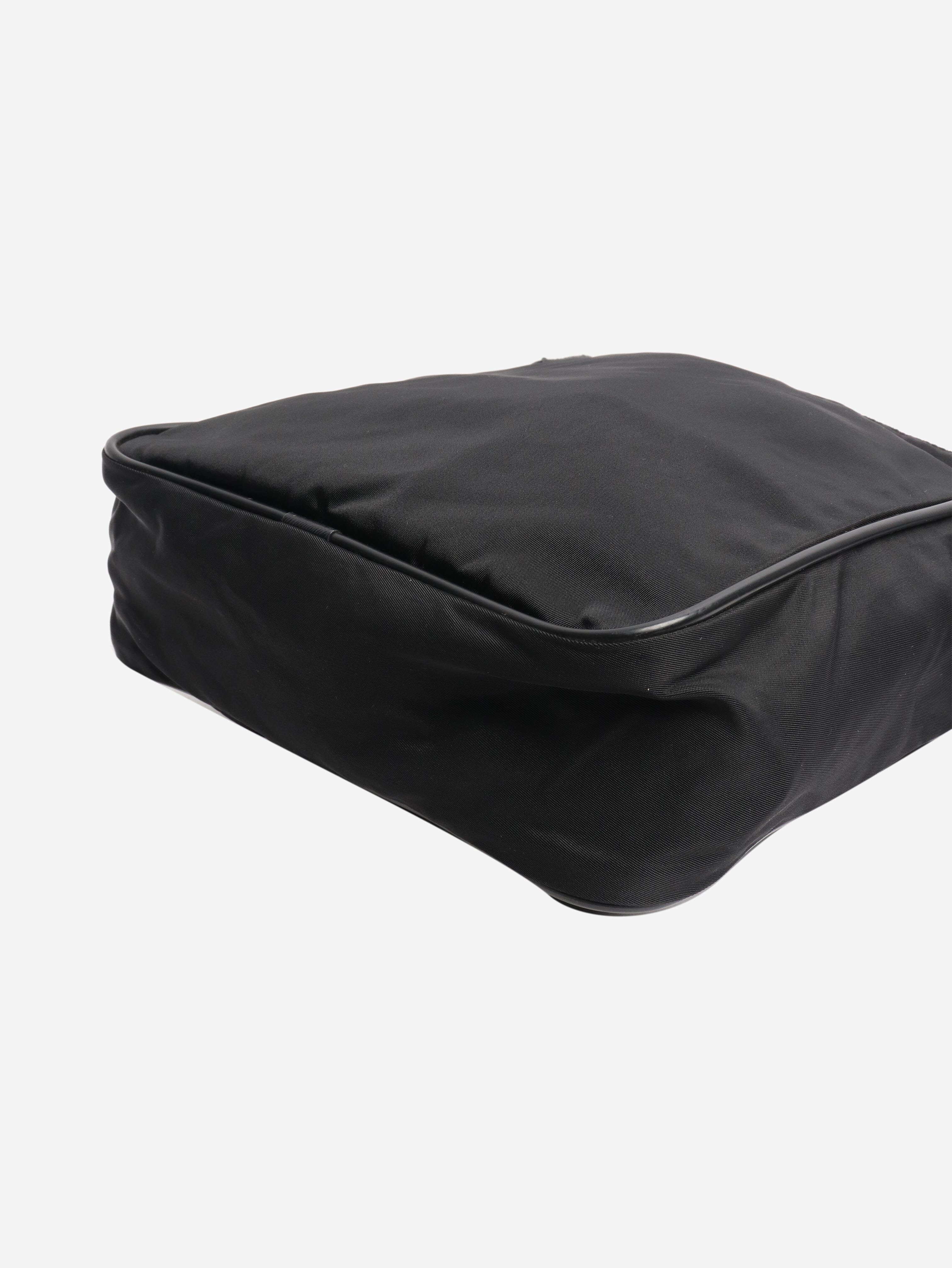 Black nylon cross-body bag - Image 4