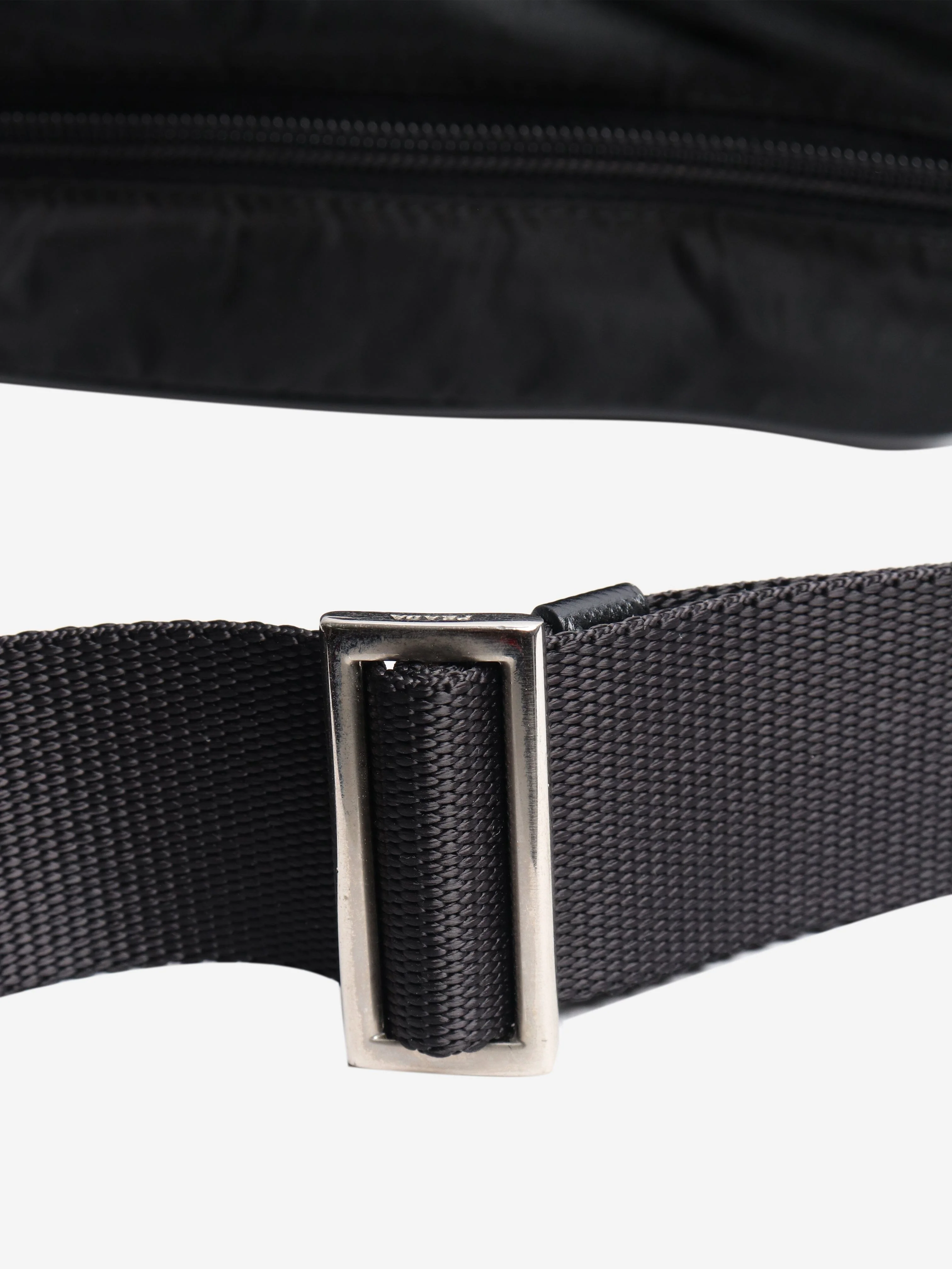 Black nylon cross-body bag - Image 5