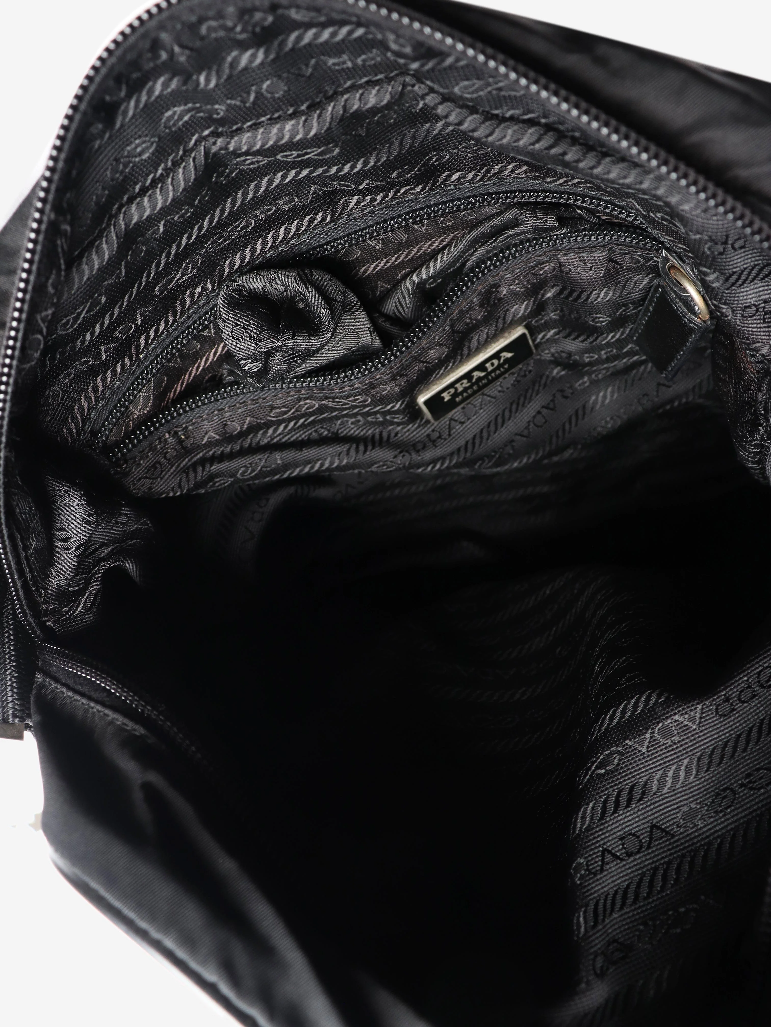 Black nylon cross-body bag - Image 6