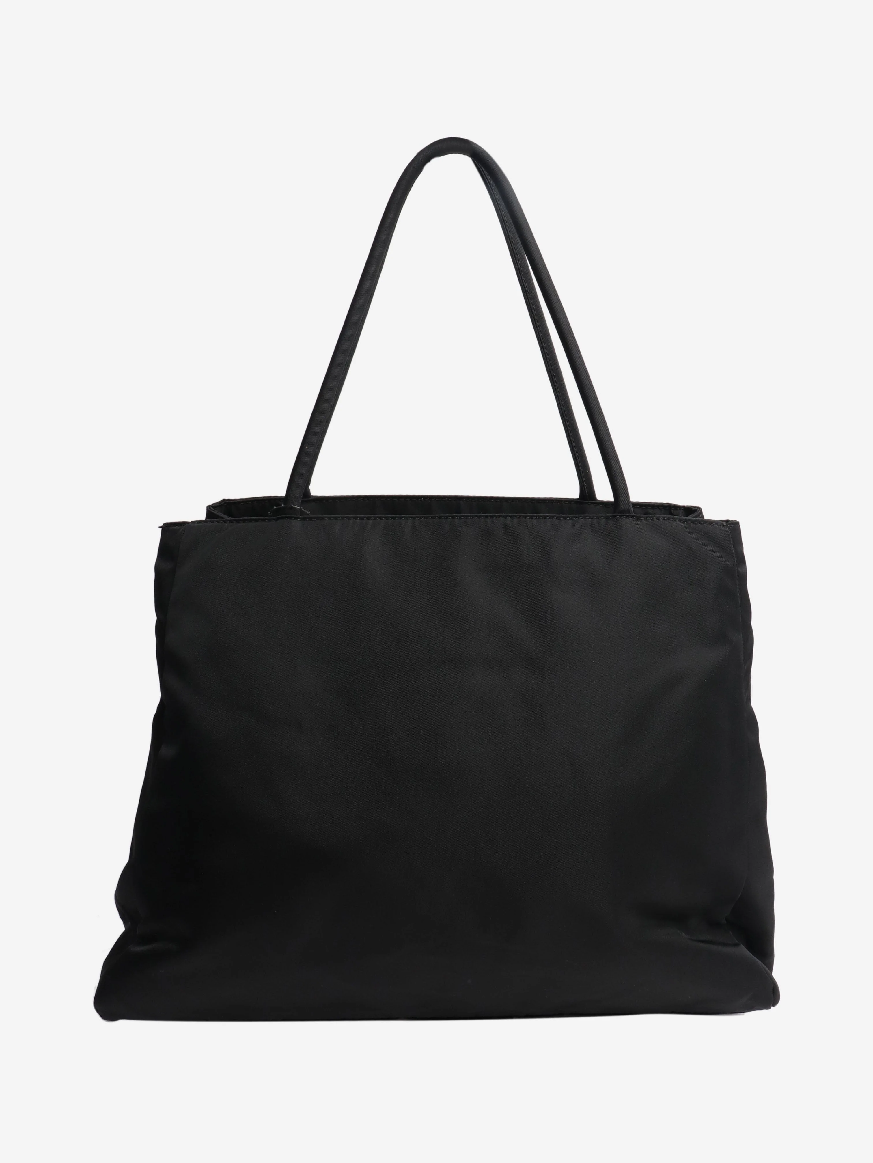 Black nylon tote bag - Image 3