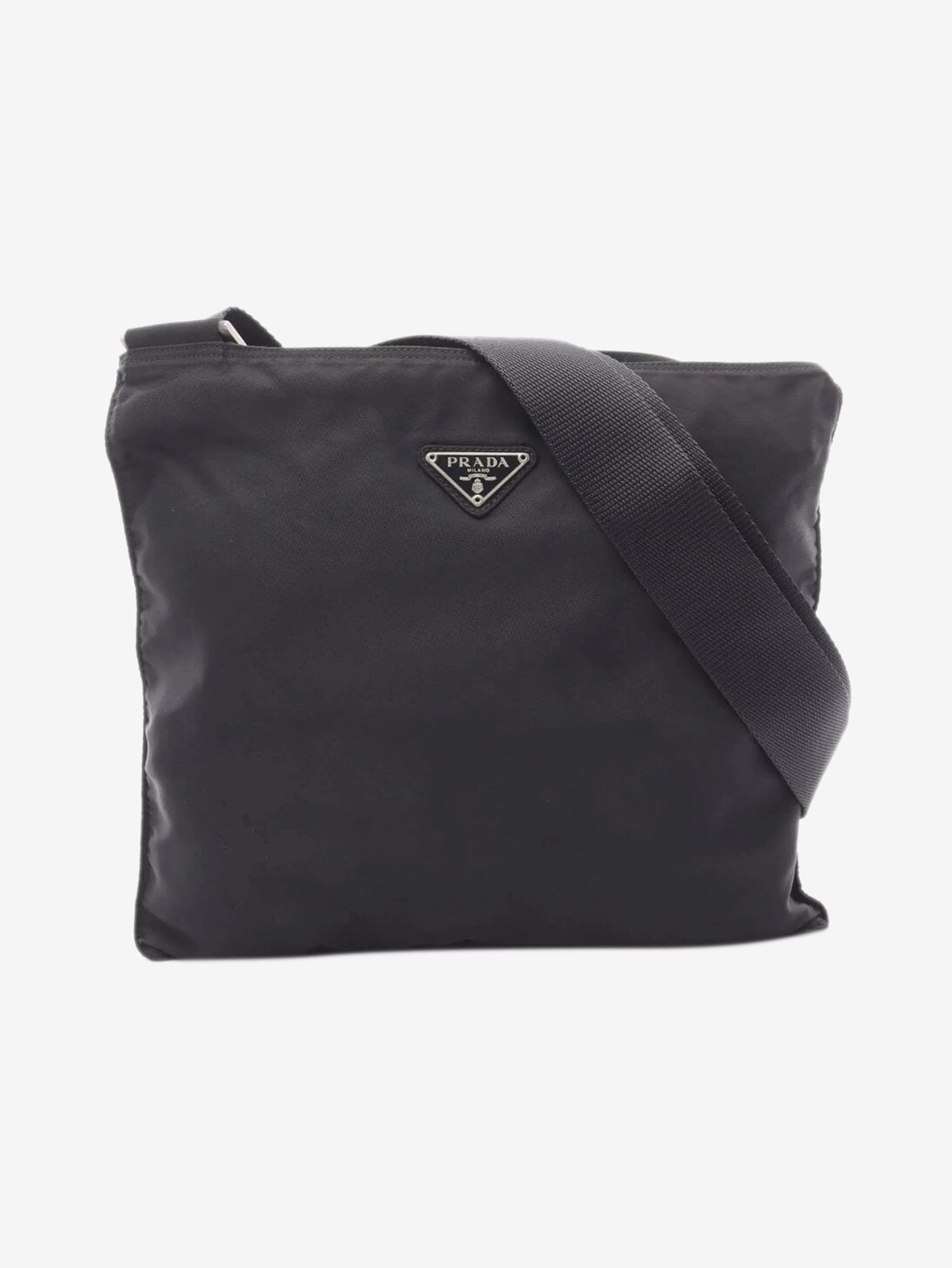Black Re-Nylon shoulder bag