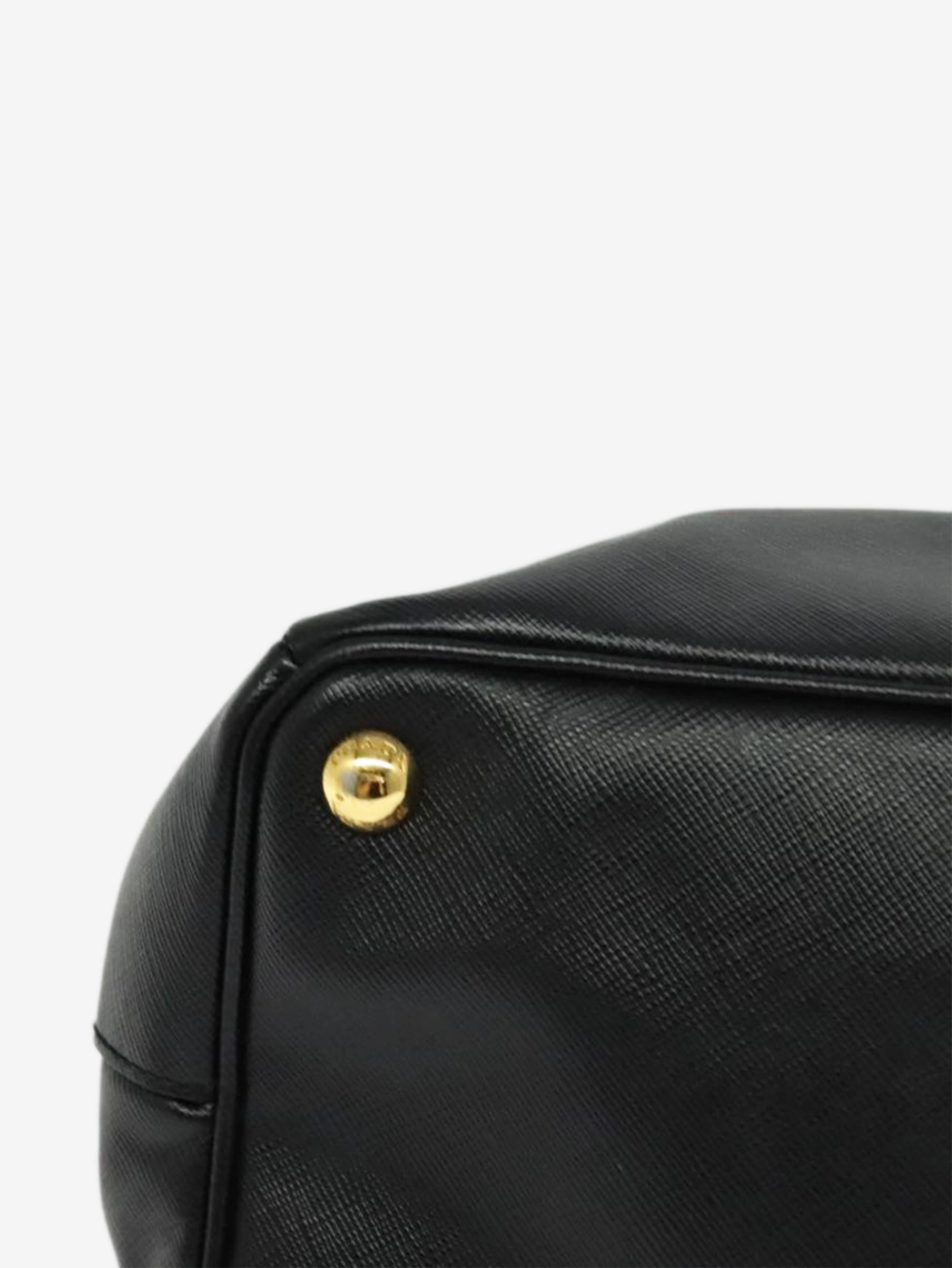 Black Saffiano leather Galleria 2way bag - Image 12