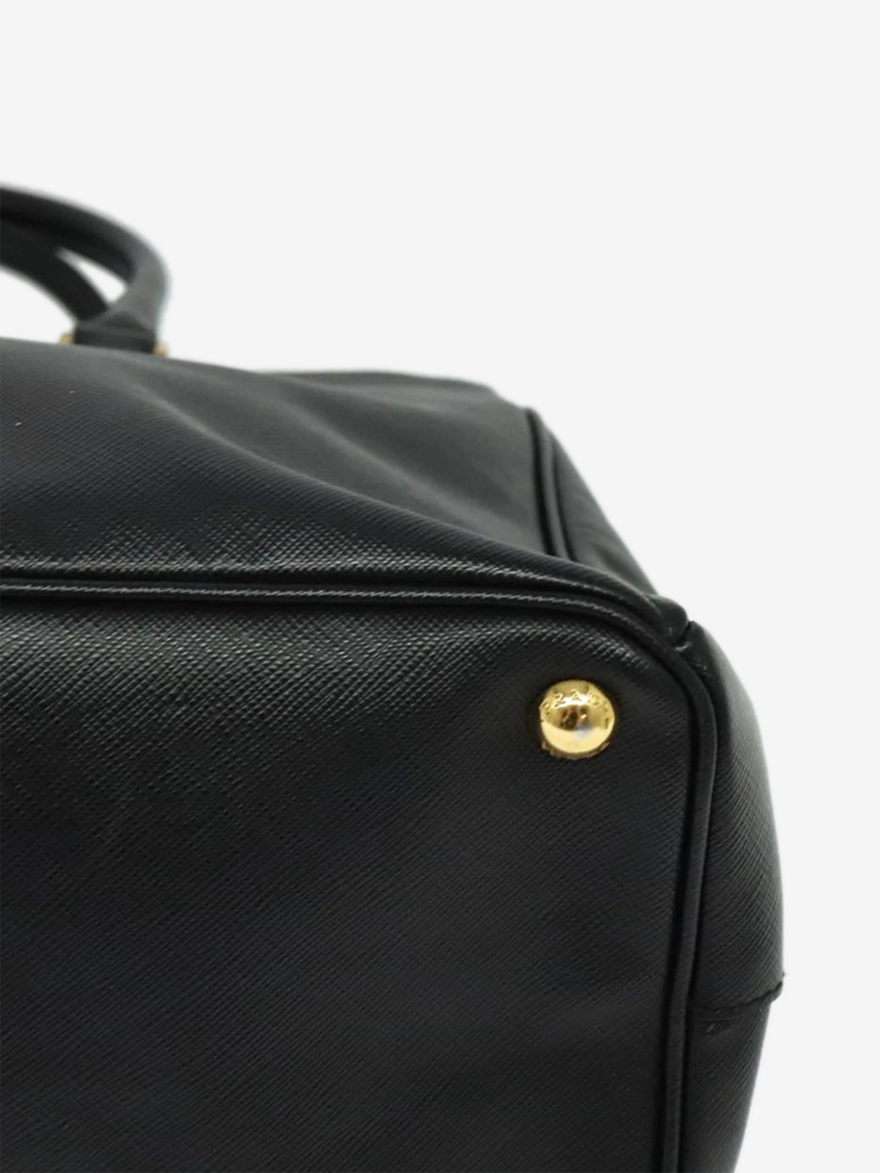 Black Saffiano leather Galleria 2way bag - Image 13
