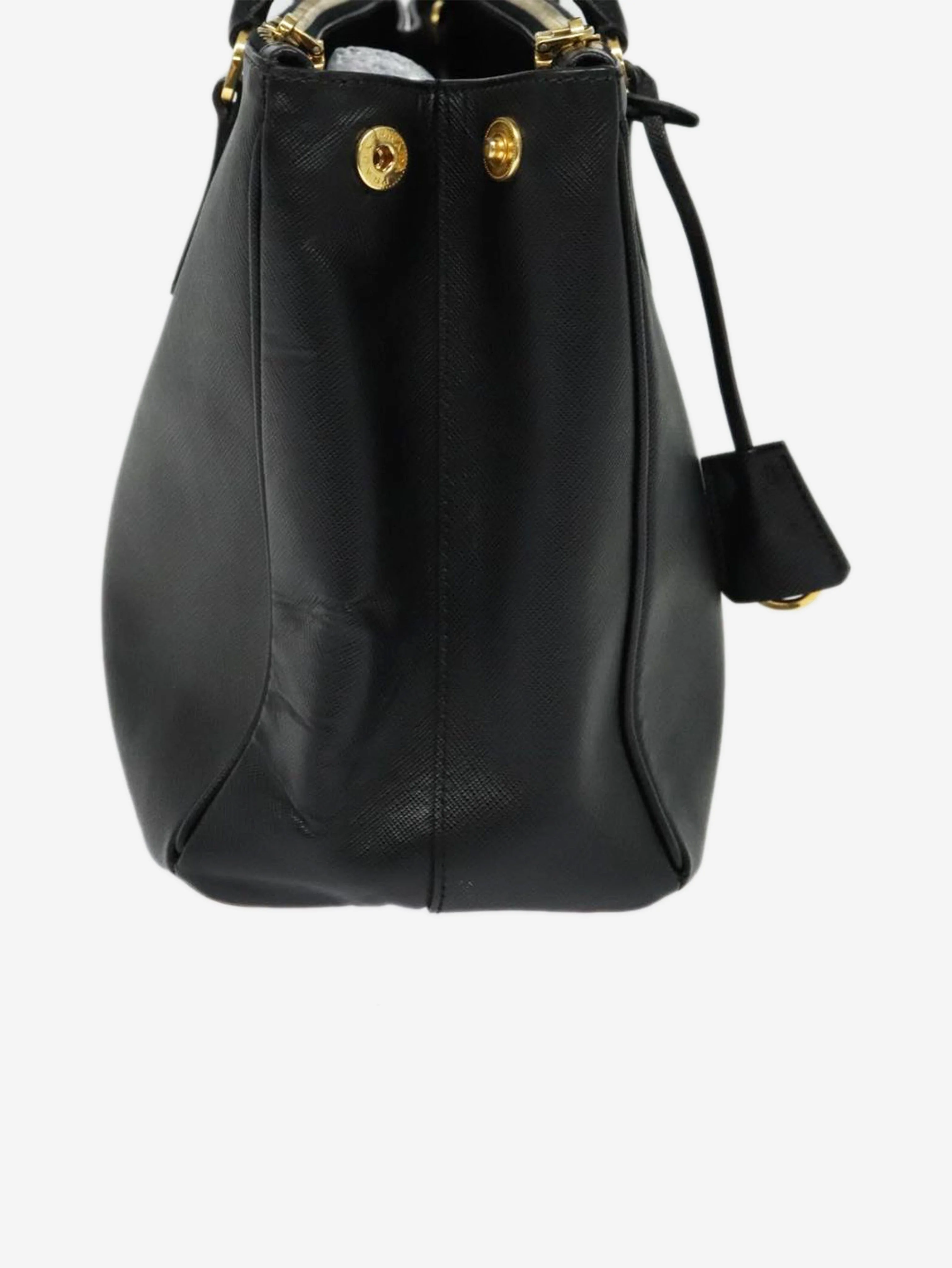 Black Saffiano leather Galleria 2way bag - Image 5