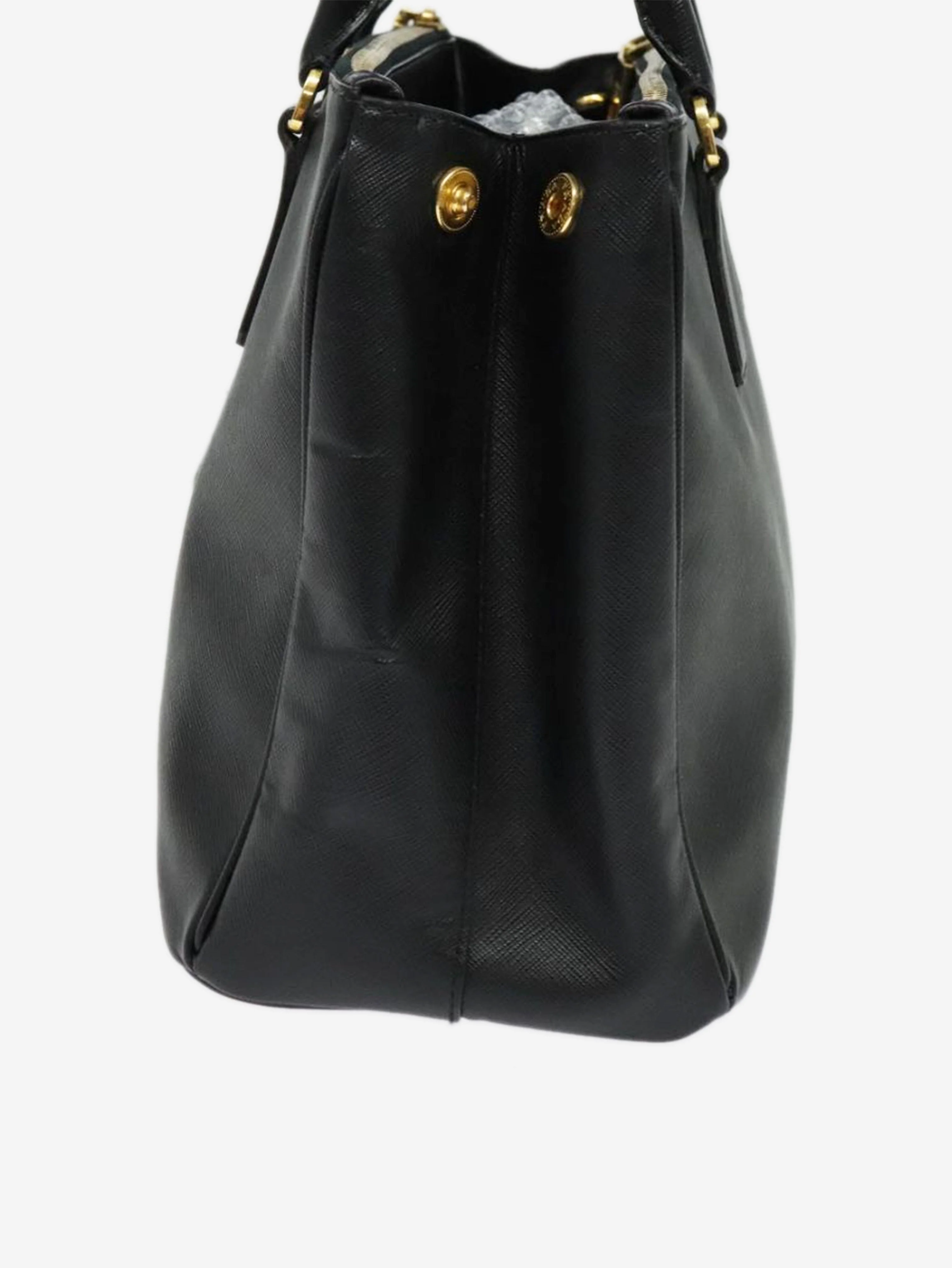 Black Saffiano leather Galleria 2way bag - Image 6