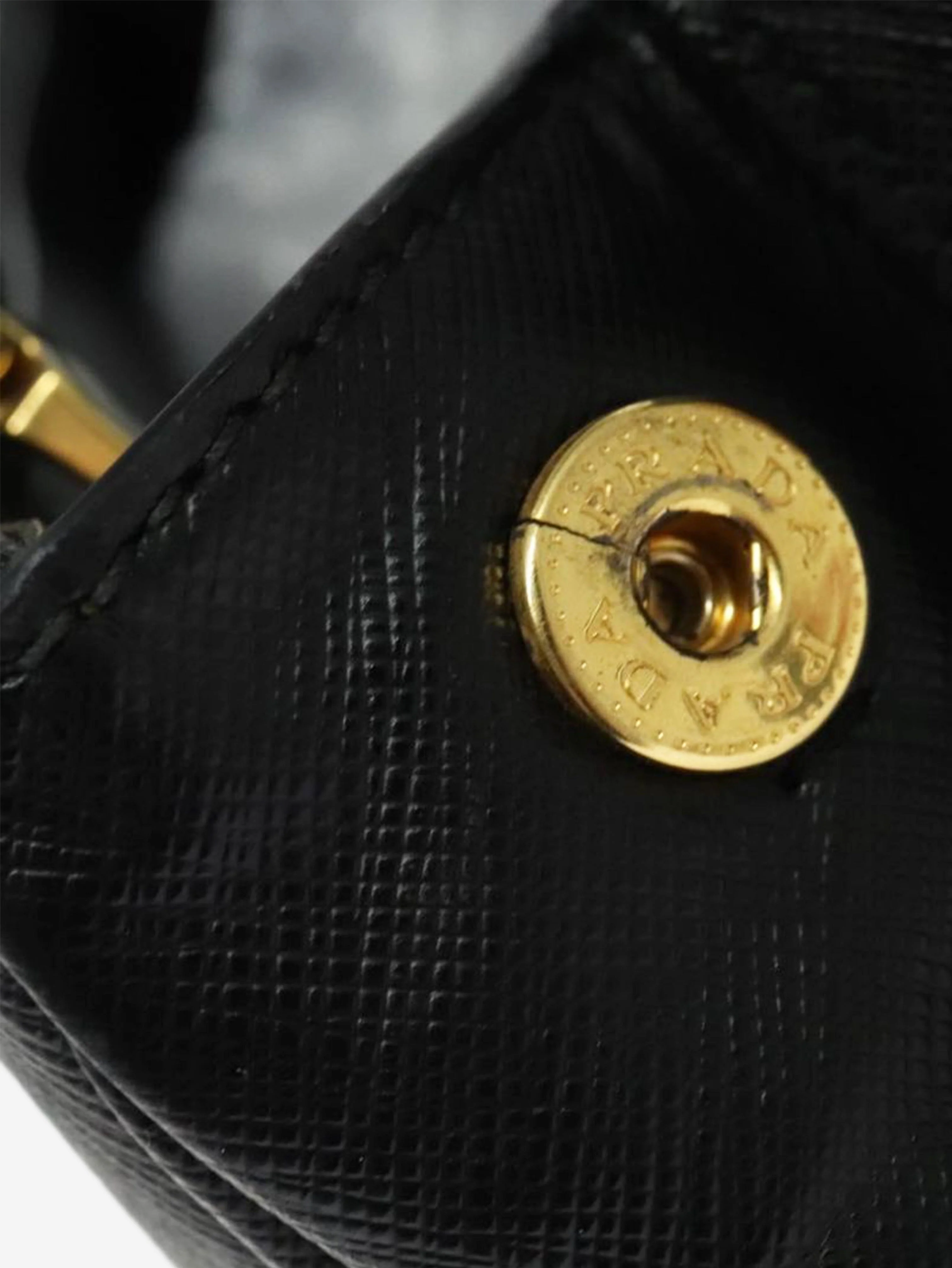 Black Saffiano leather Galleria 2way bag - Image 7