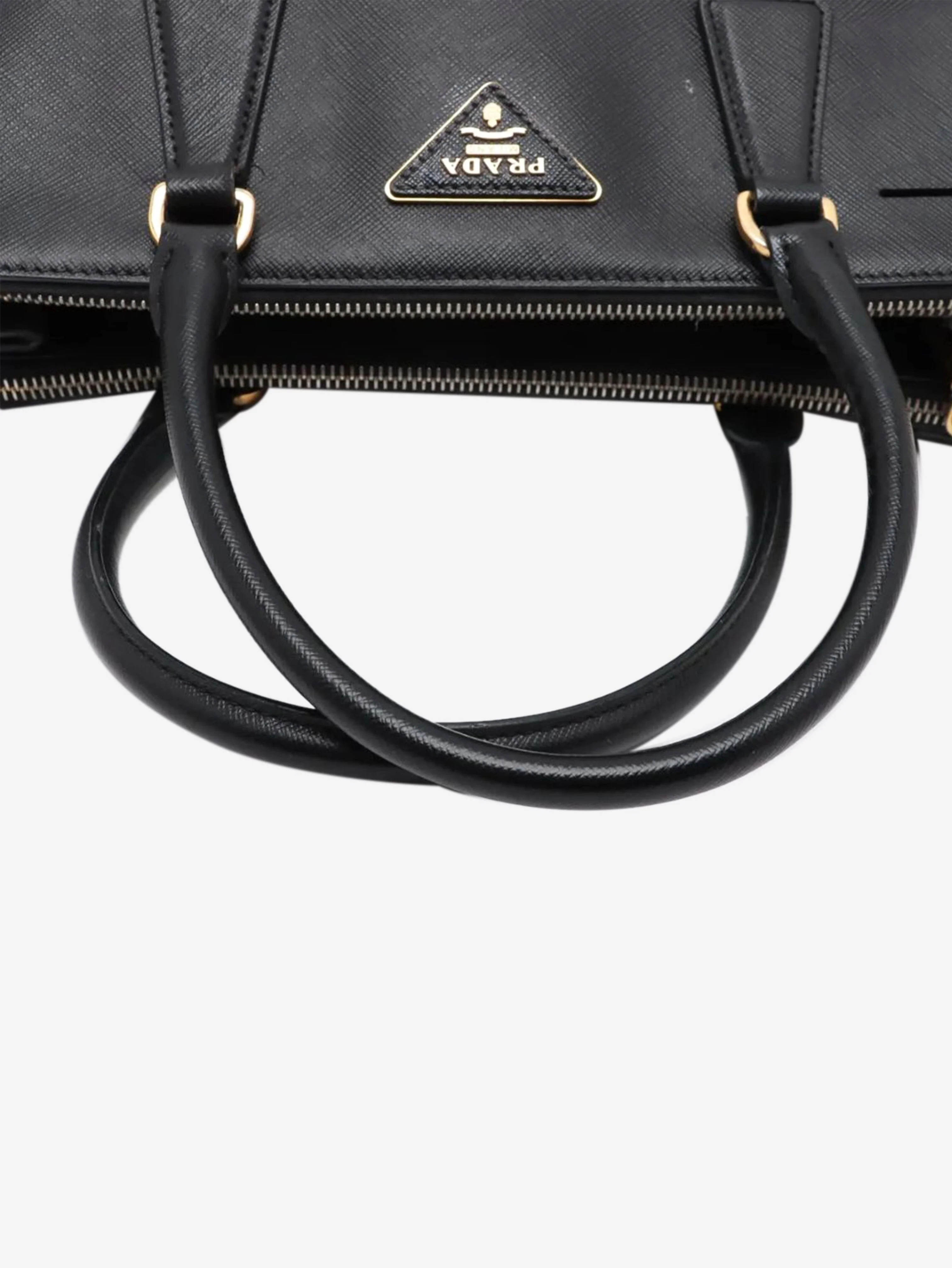 Black Saffiano leather Galleria 2way bag - Image 4