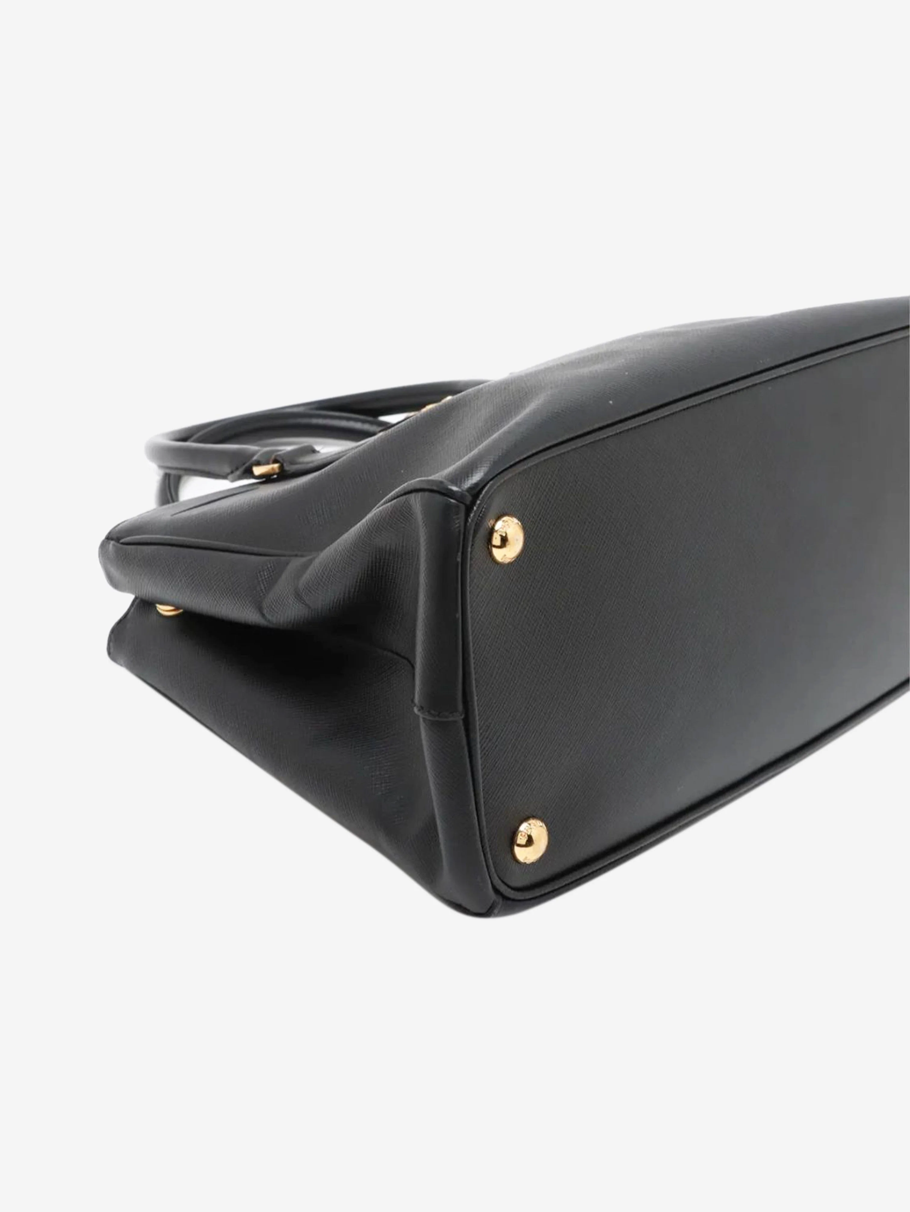 Black Saffiano leather Galleria 2way bag - Image 5