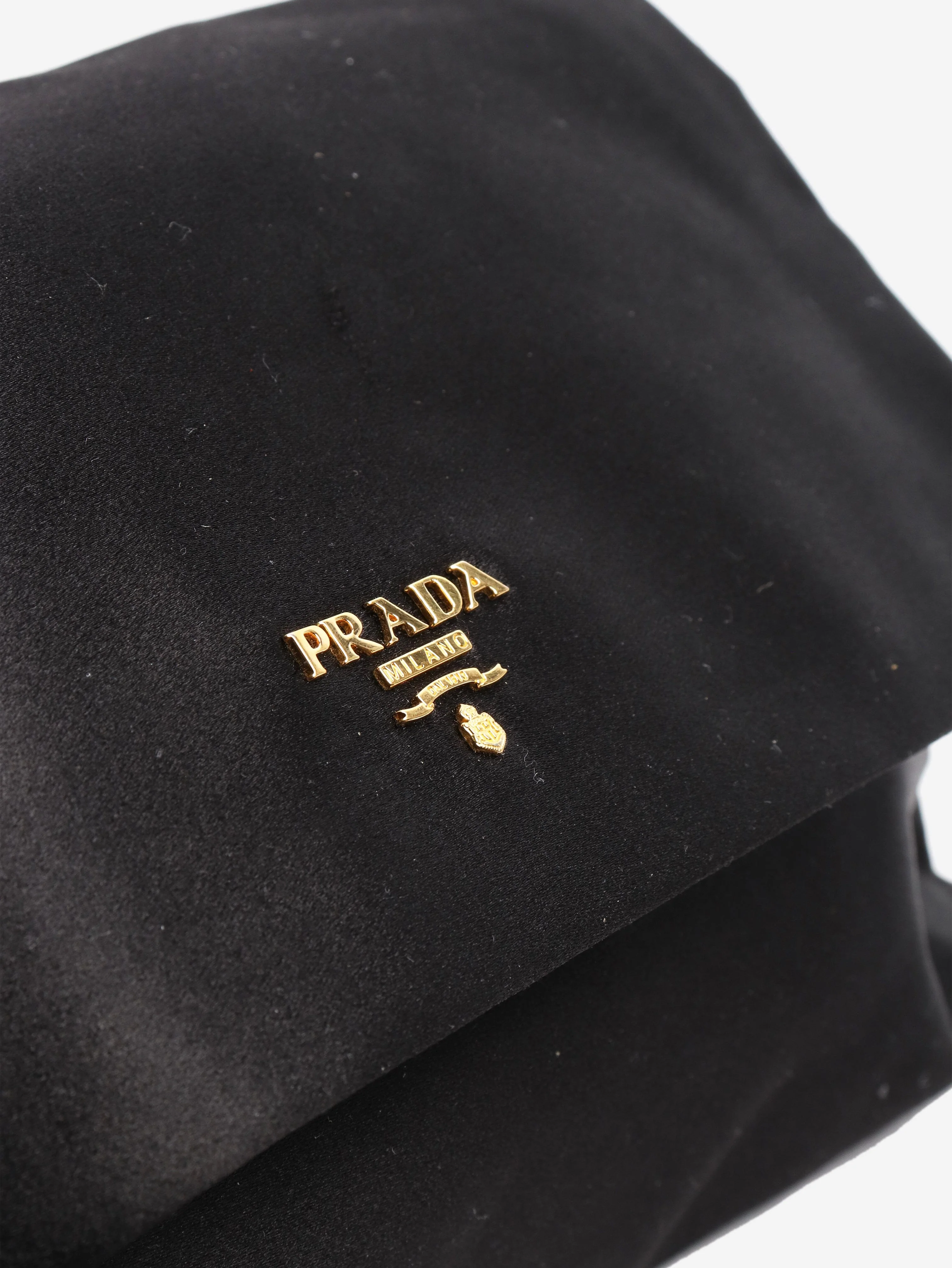 Black satin crossbody bag - Image 5