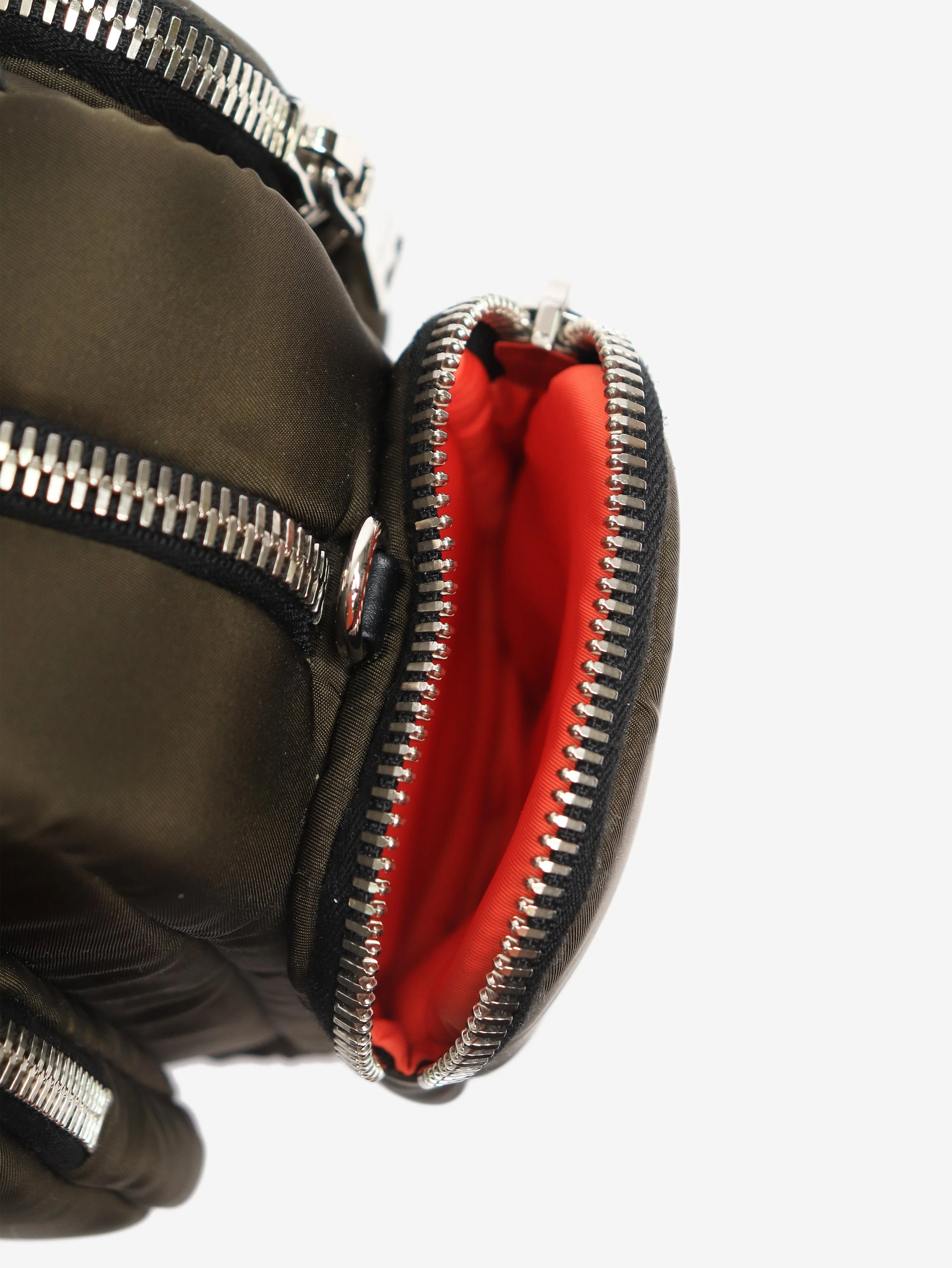 Khaki Tessuto nylon cargo bag - Image 11