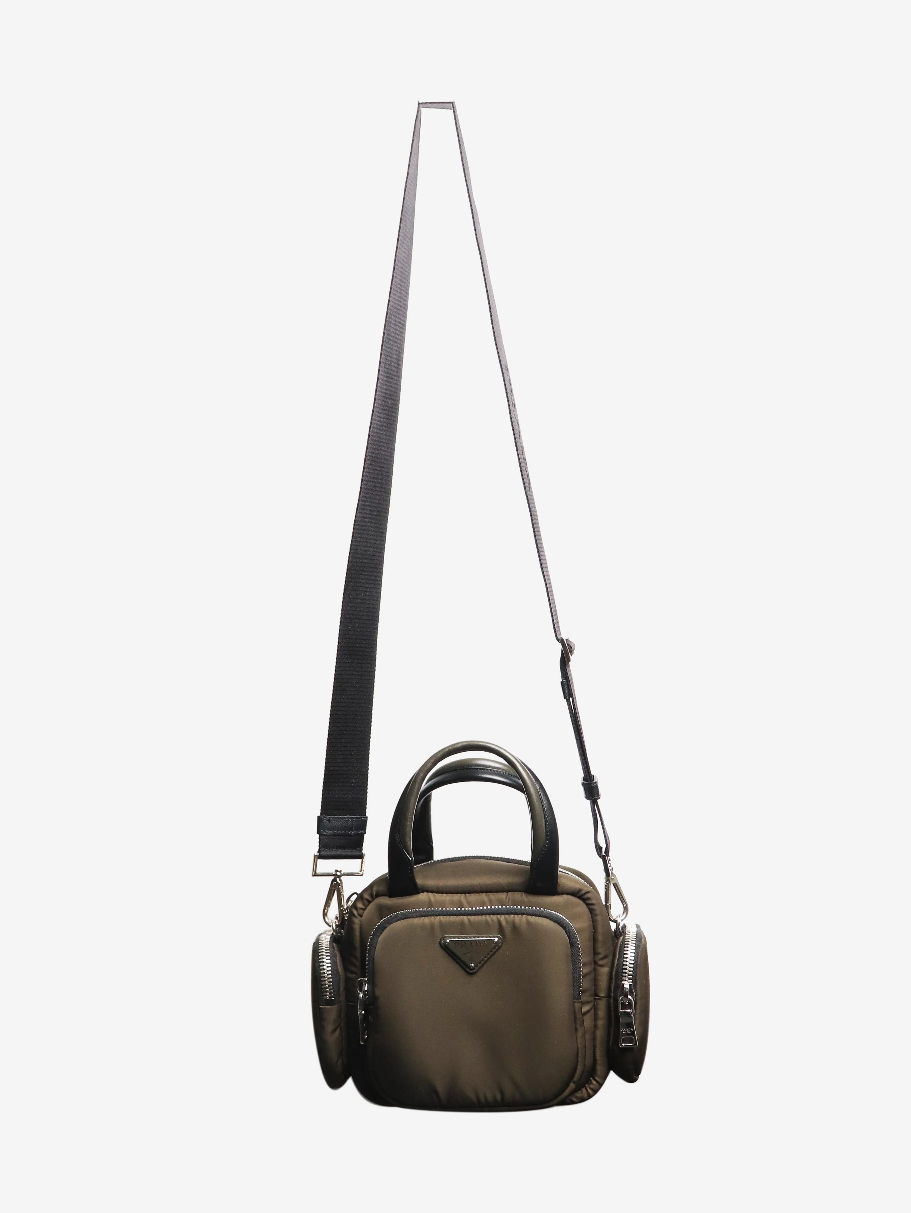 Khaki Tessuto nylon cargo bag - Image 2