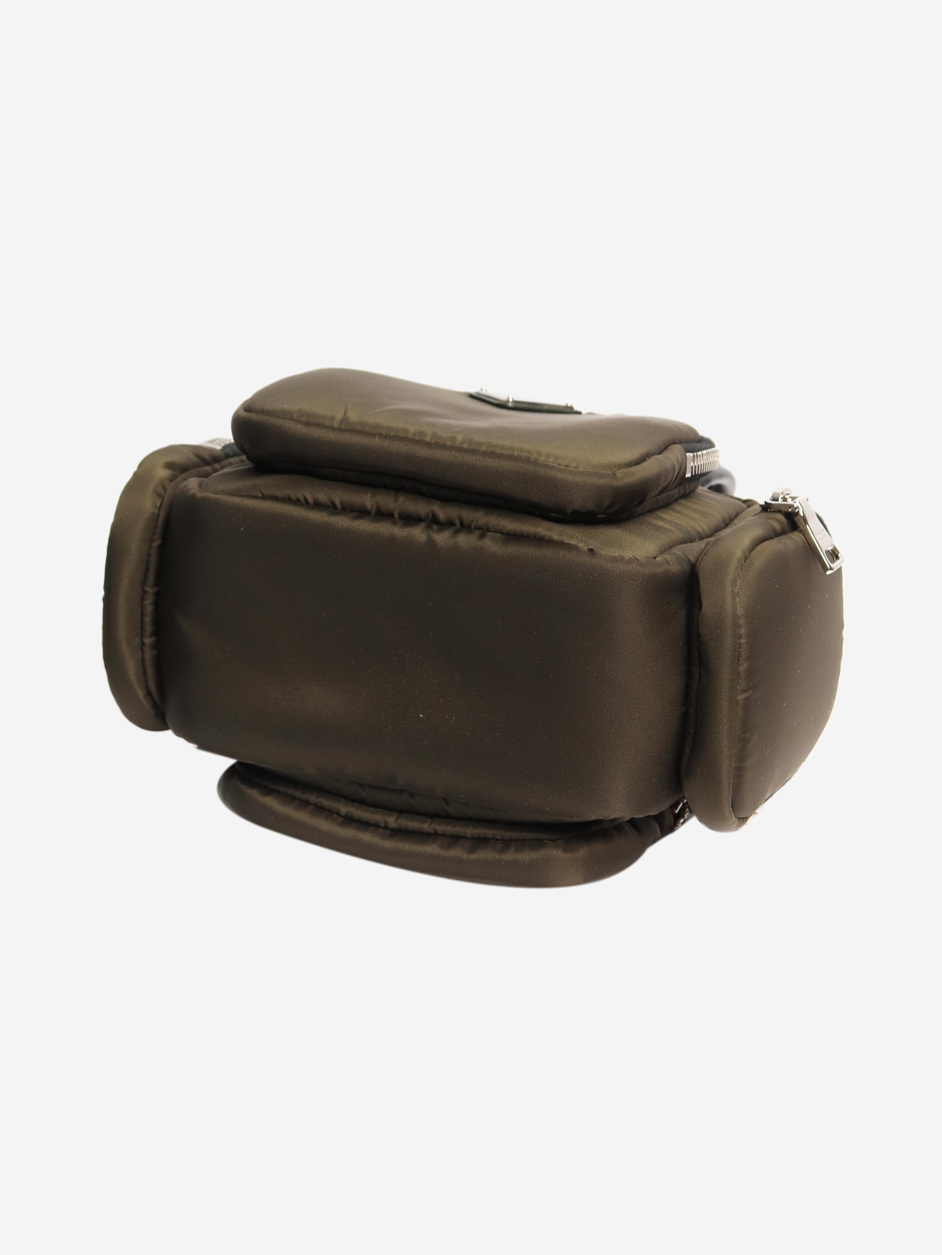 Khaki Tessuto nylon cargo bag - Image 5