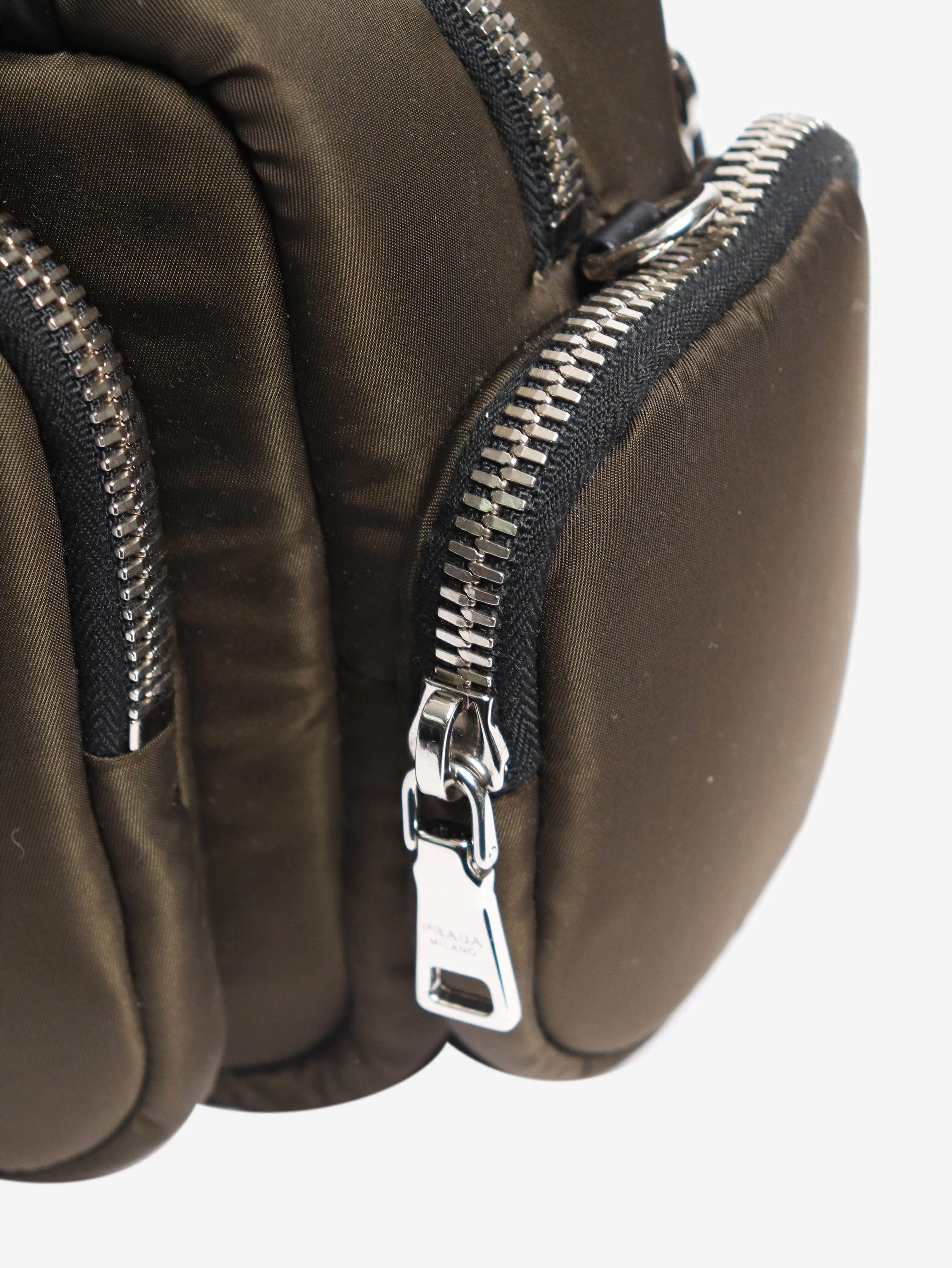 Khaki Tessuto nylon cargo bag - Image 6