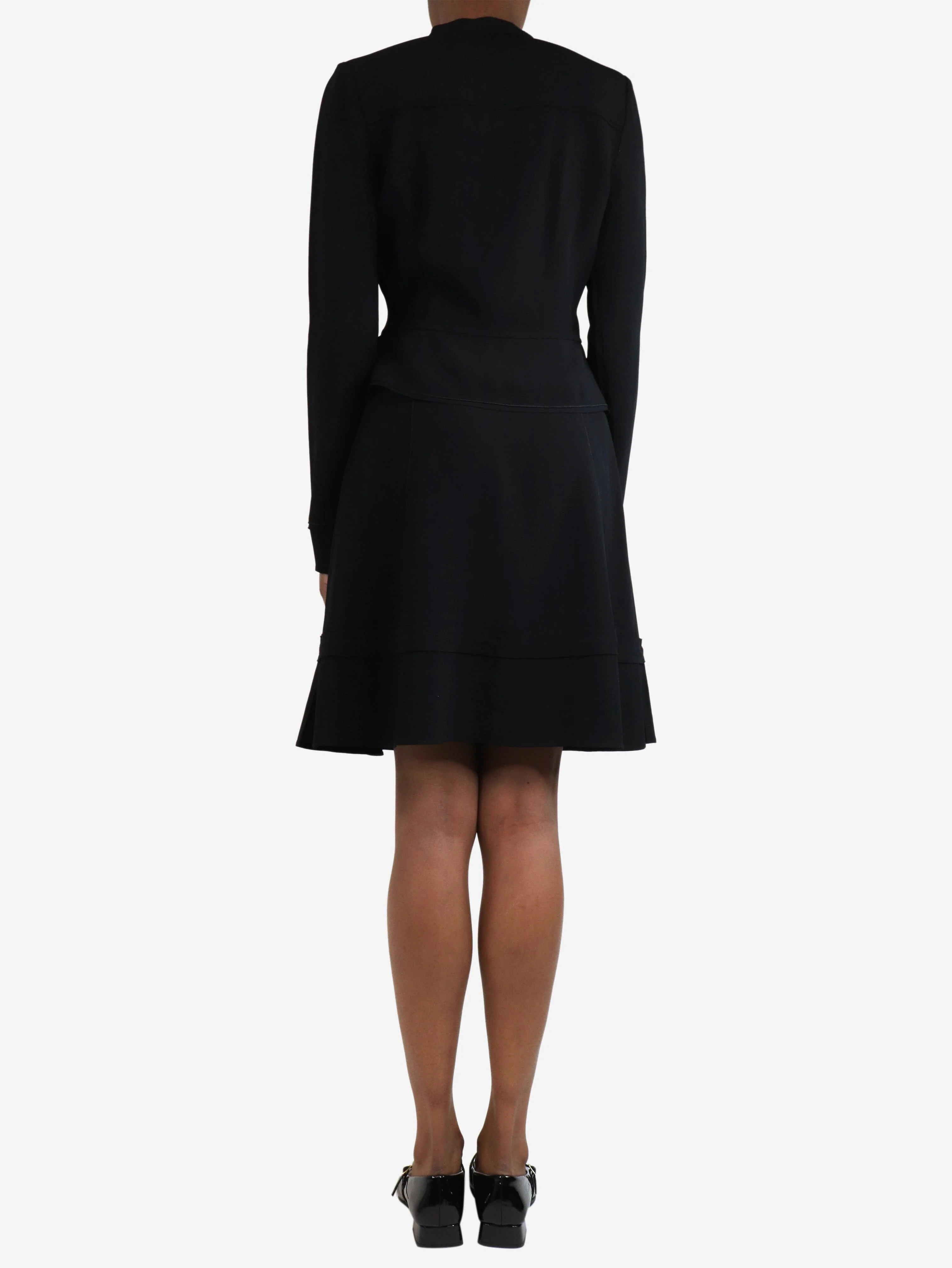 Black midi dress - size UK 6 - Image 2