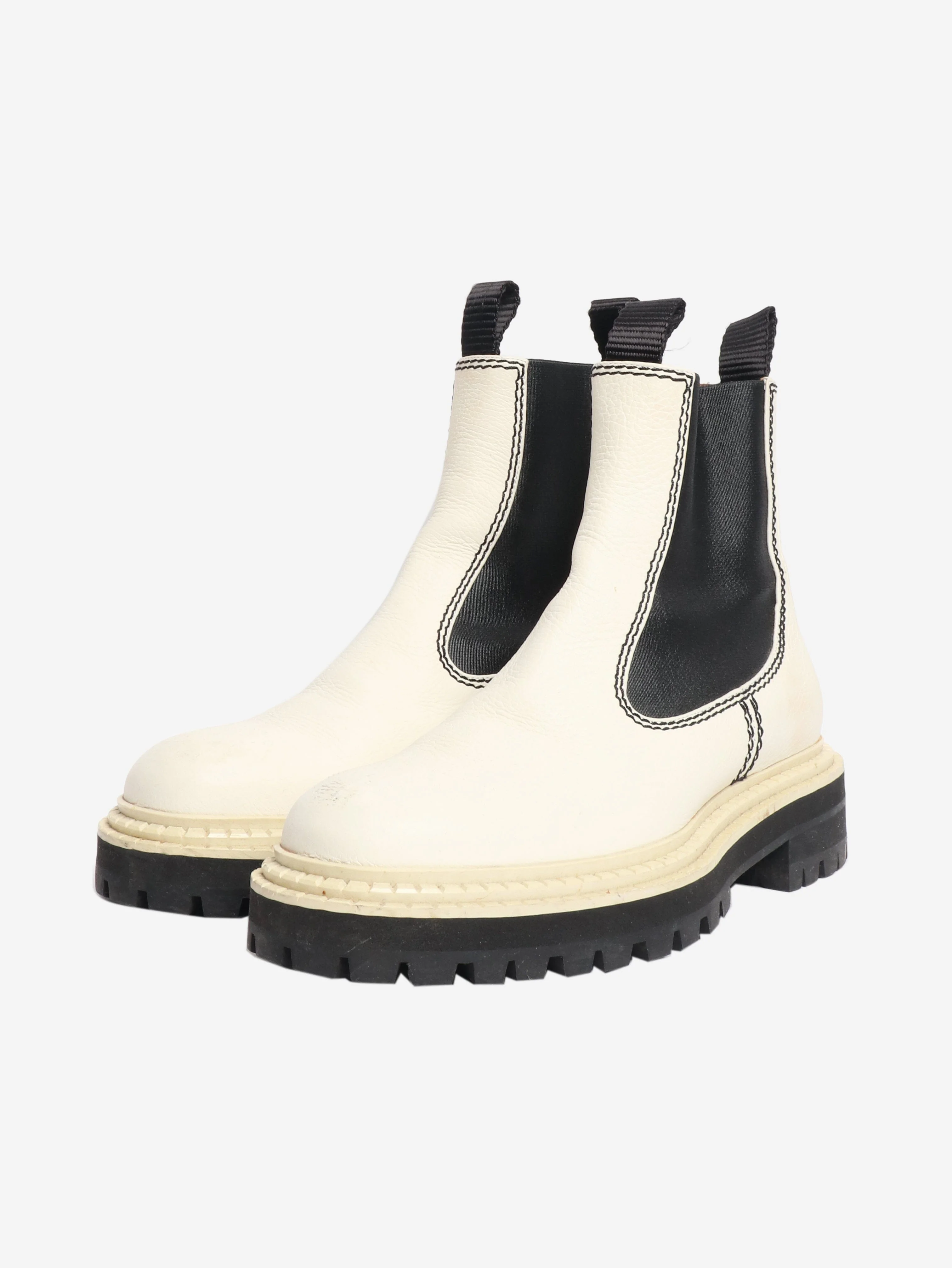 Off-white Chelsea boots - size EU 37.5 - Image 2