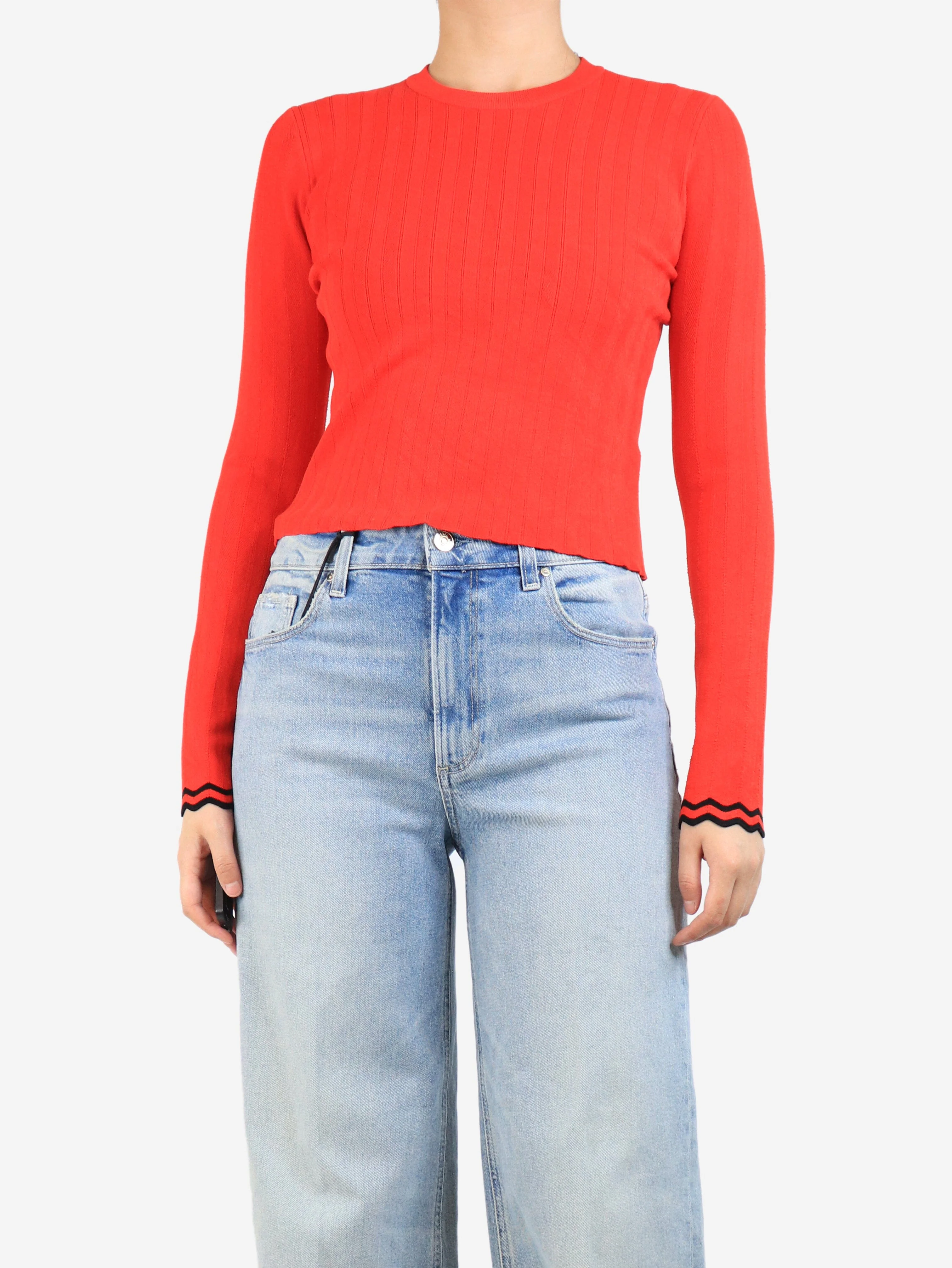 Red knit top - size M - Image 3