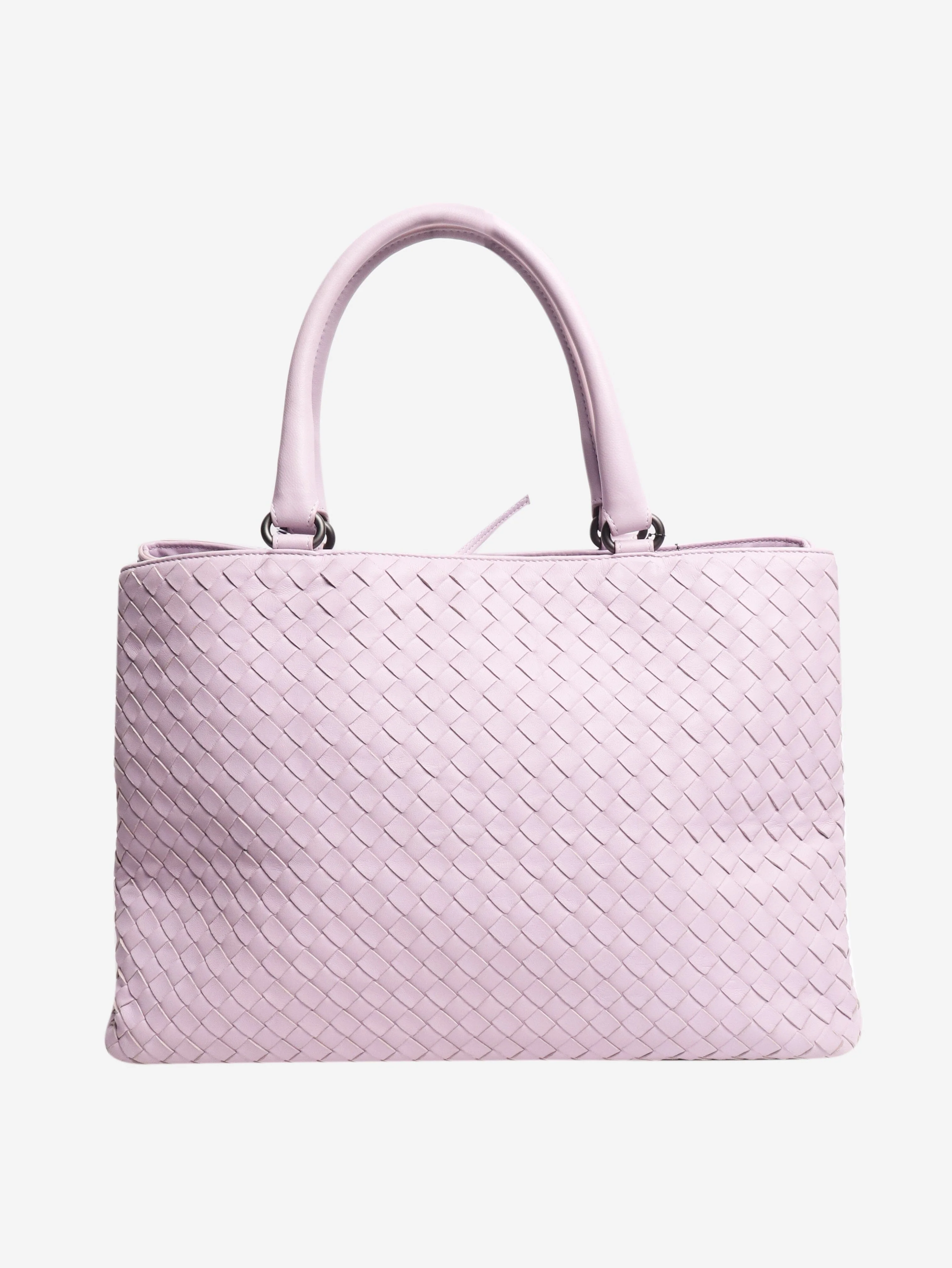 Purple Interwoven tote bag