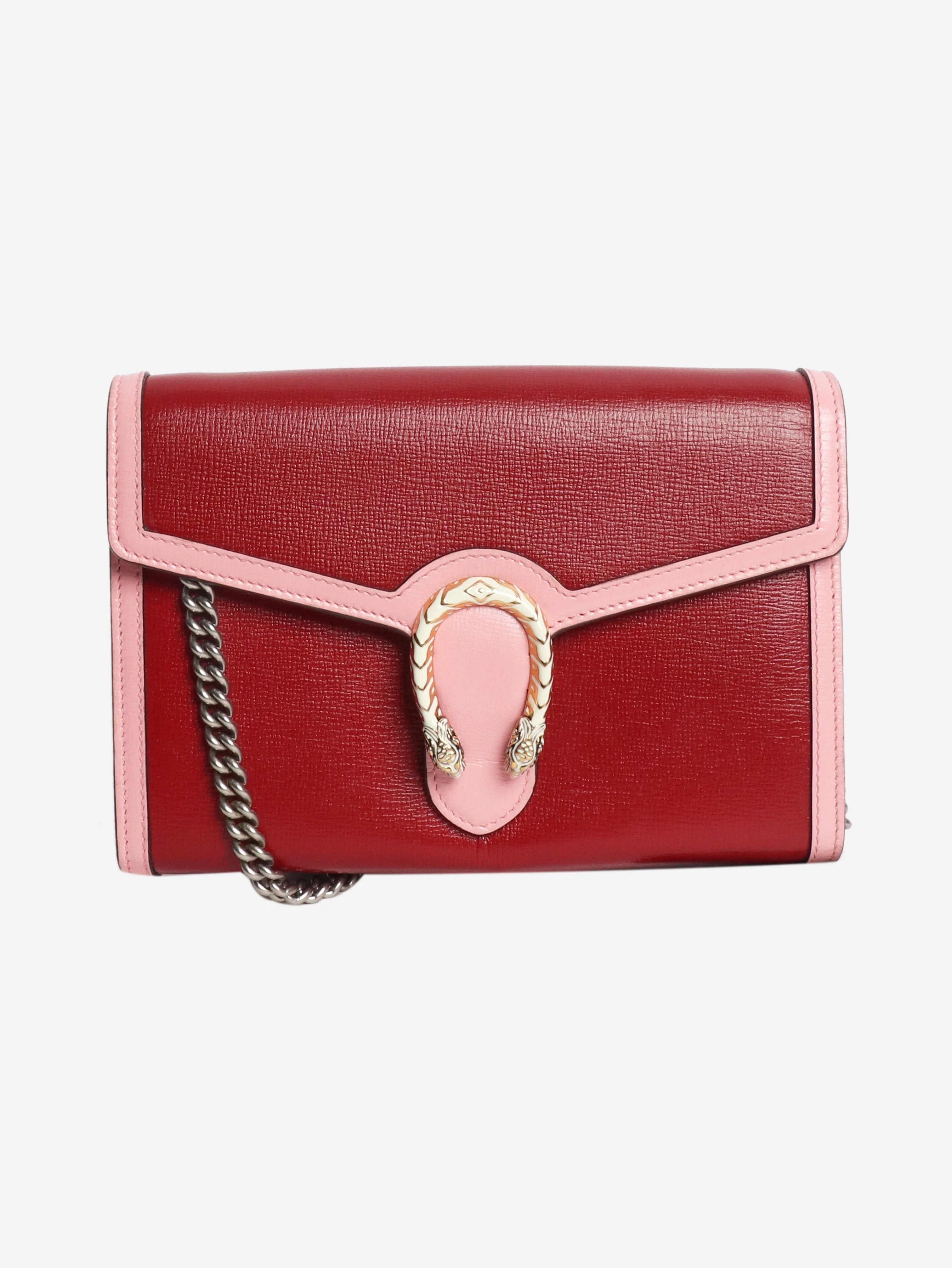 Red Dionysus chain wallet
