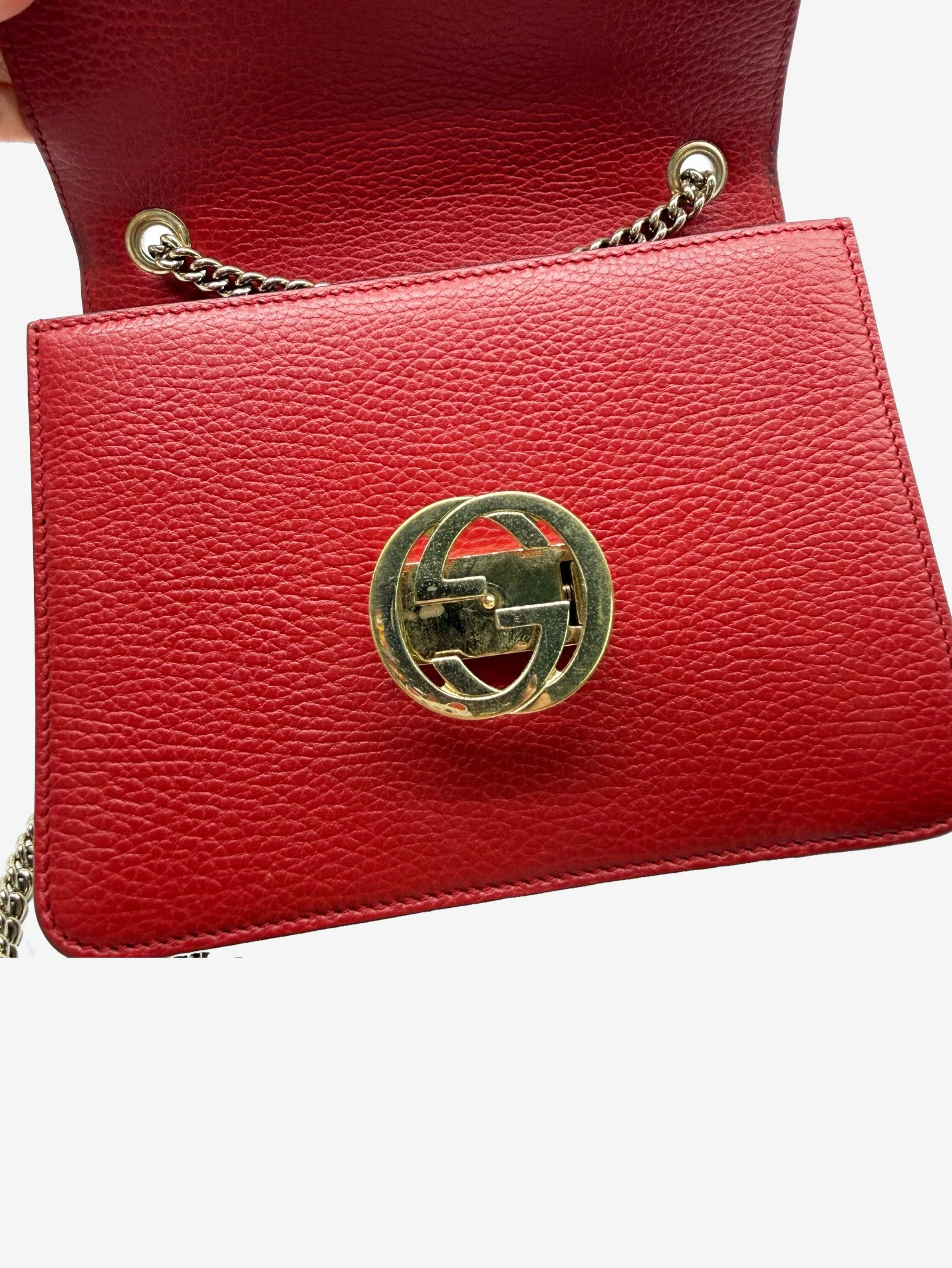 Red Interlocking G crossbody bag - Image 4