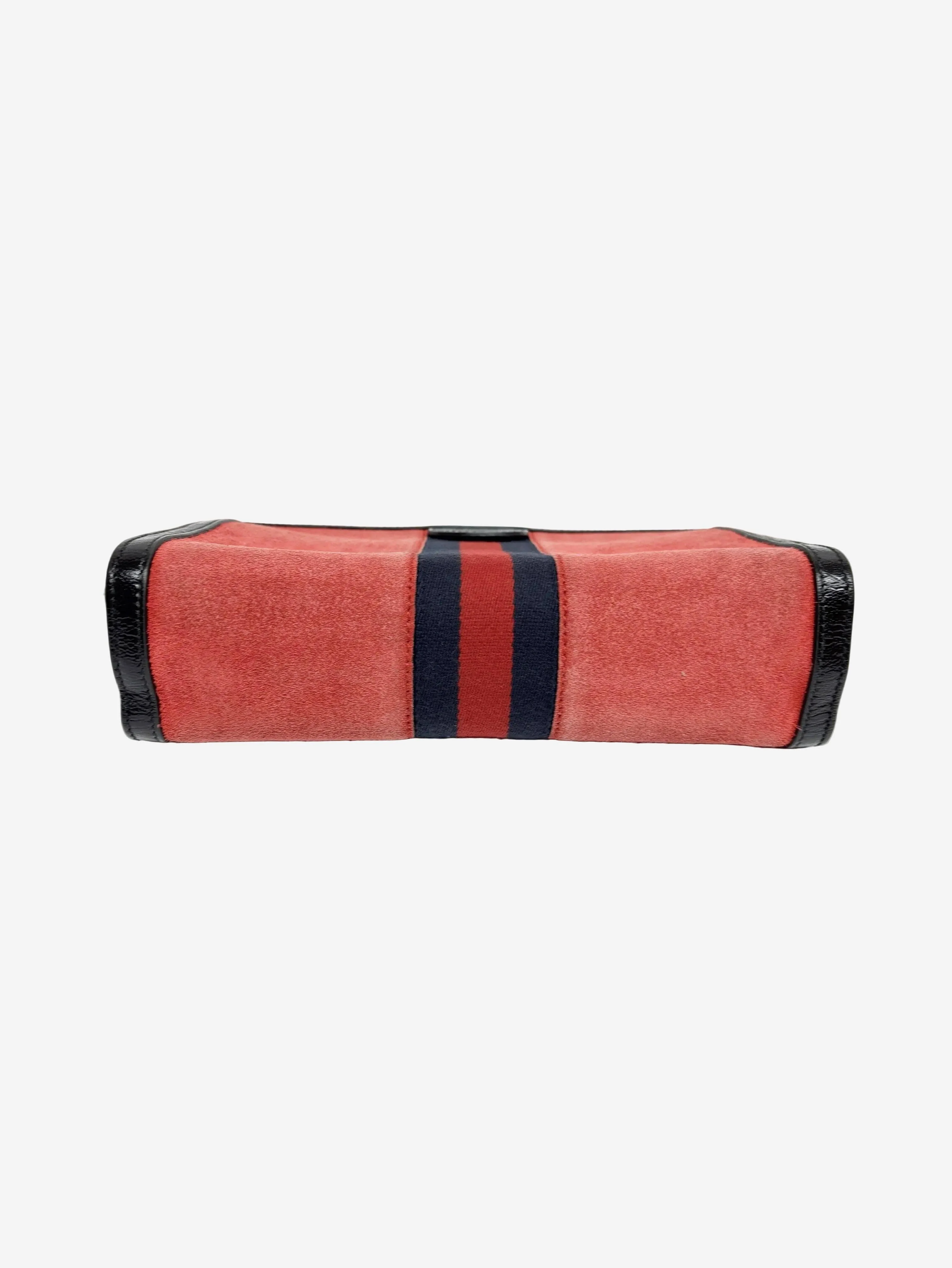 Red Ophidia suede GG shoulder bag - Image 4