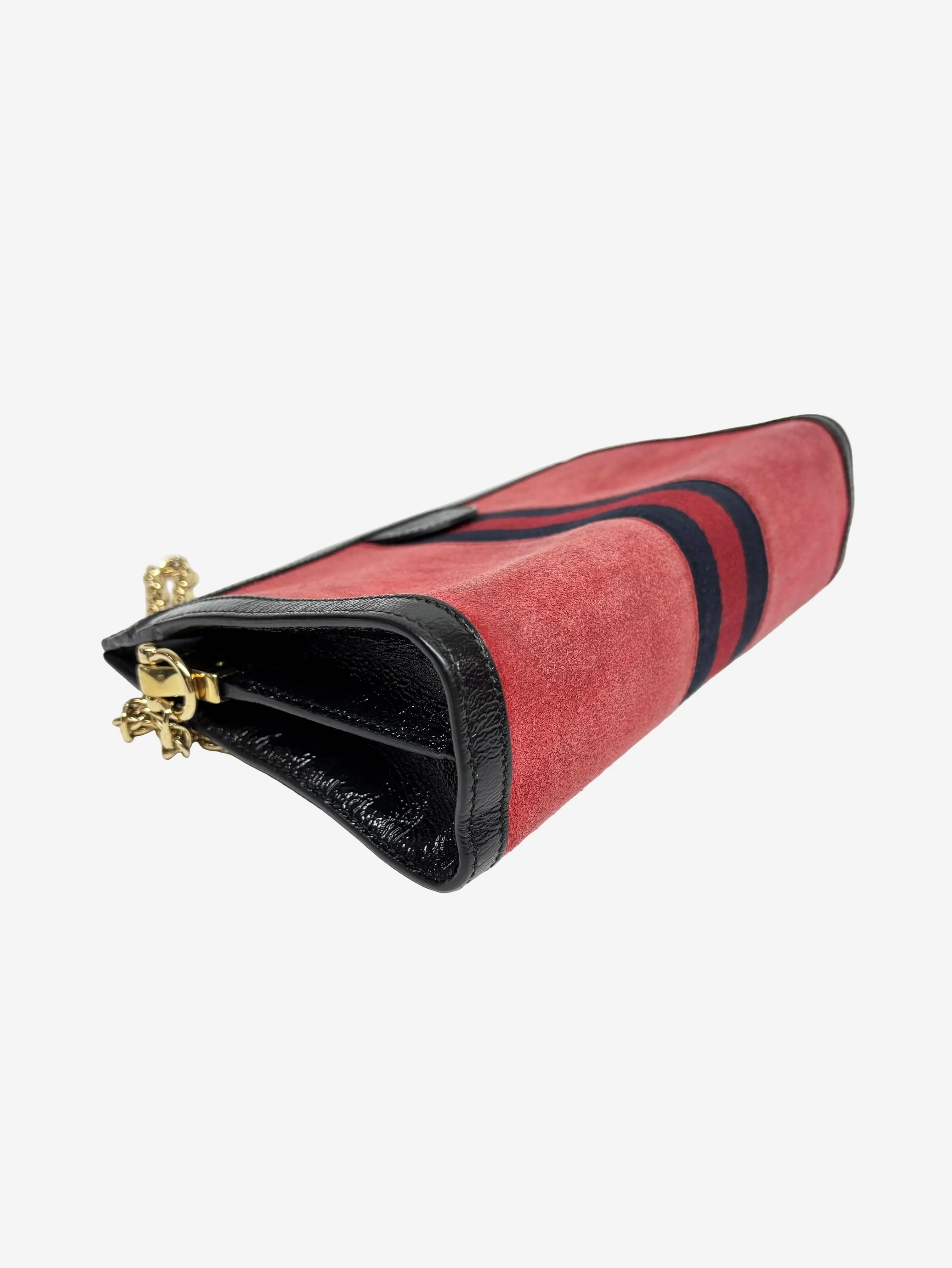 Red Ophidia suede GG shoulder bag - Image 5