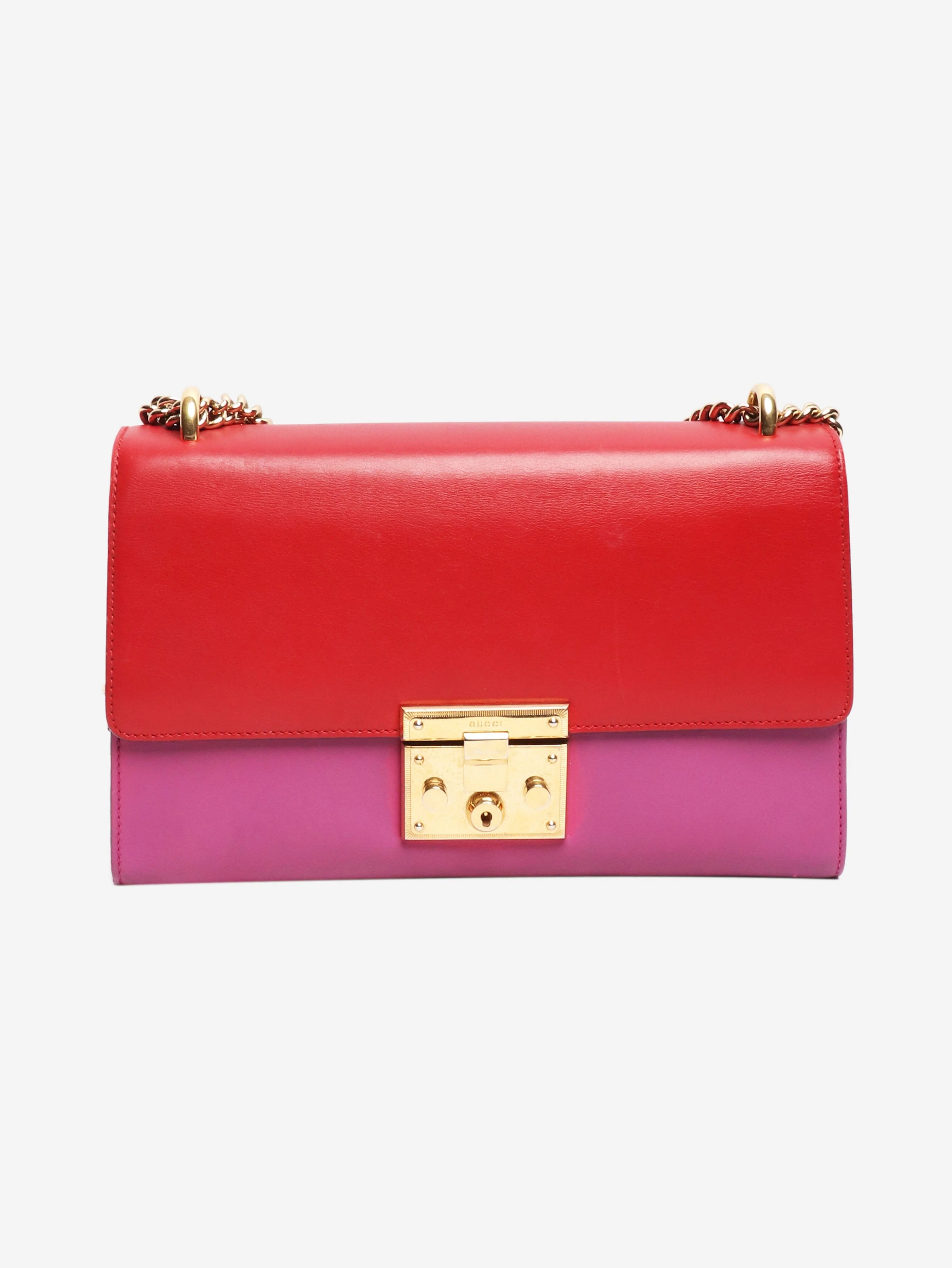 Red Padlock shoulder bag