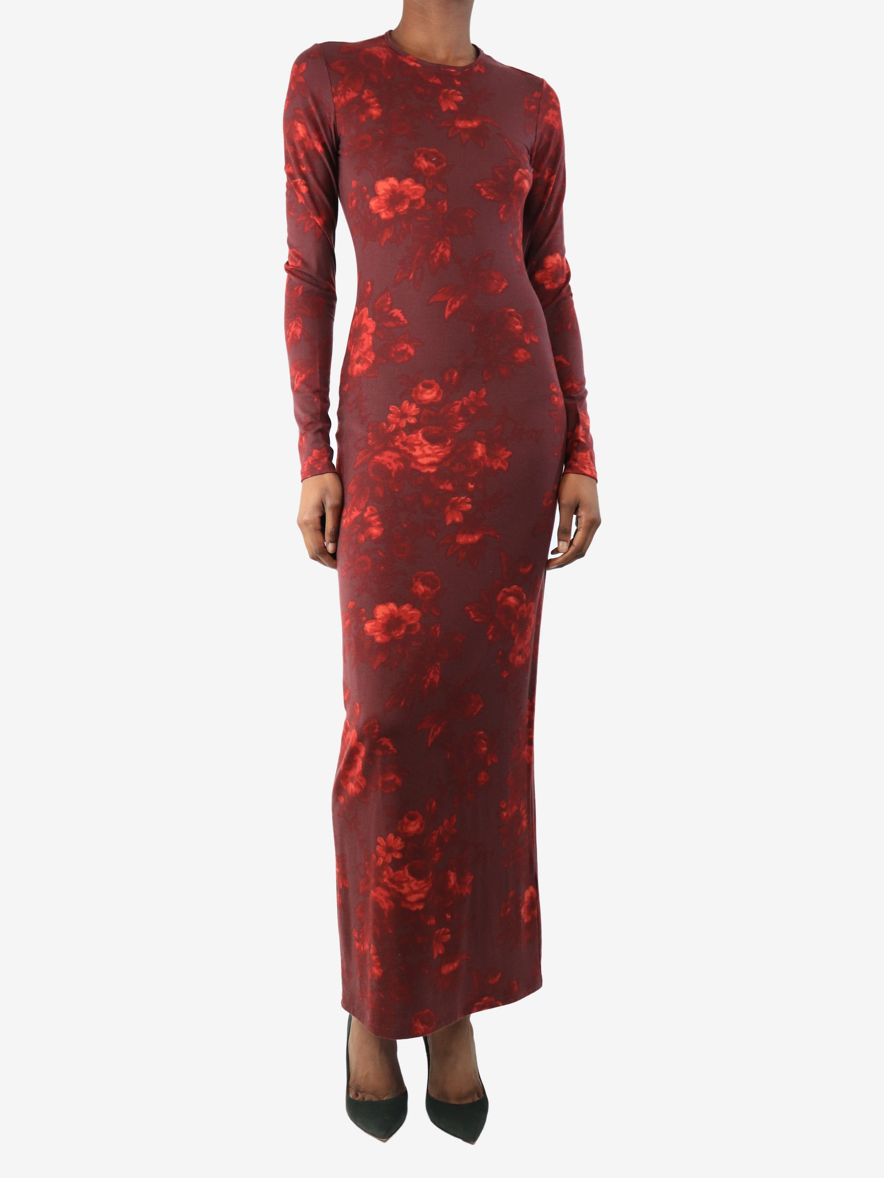 Red Tommie knit maxi dress - size XS - Image 3