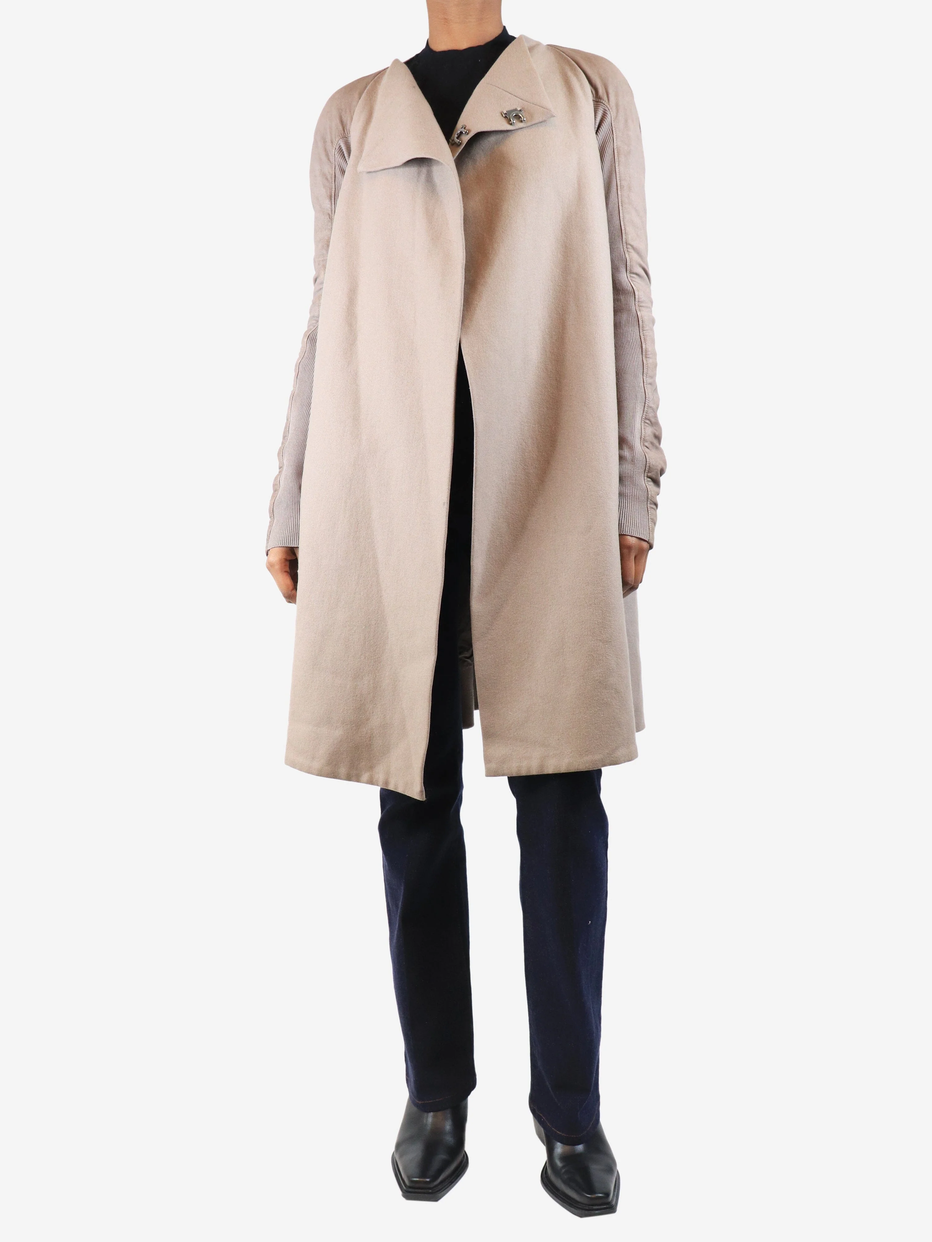 Taupe Olmar and mirta jacket - size UK 10 - Image 3