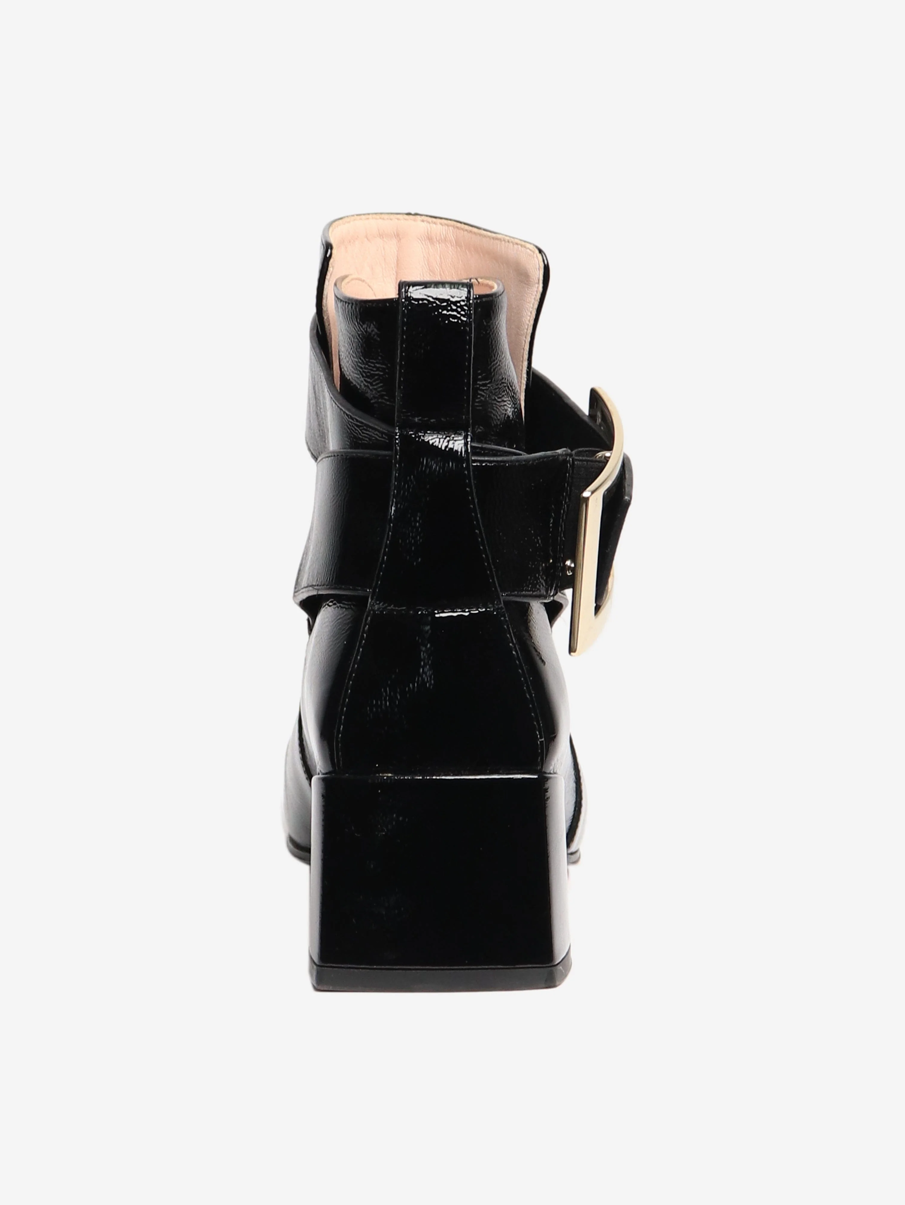 Black patent ankle boots - size EU 39 (UK 6) - Image 3