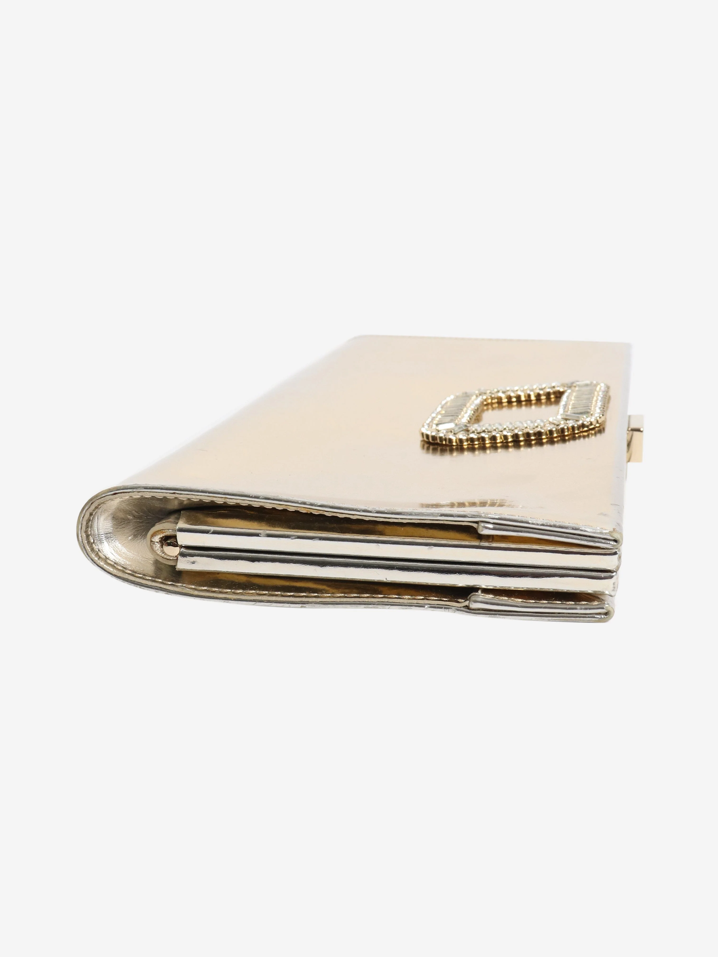 Gold metallic clutch - Image 5