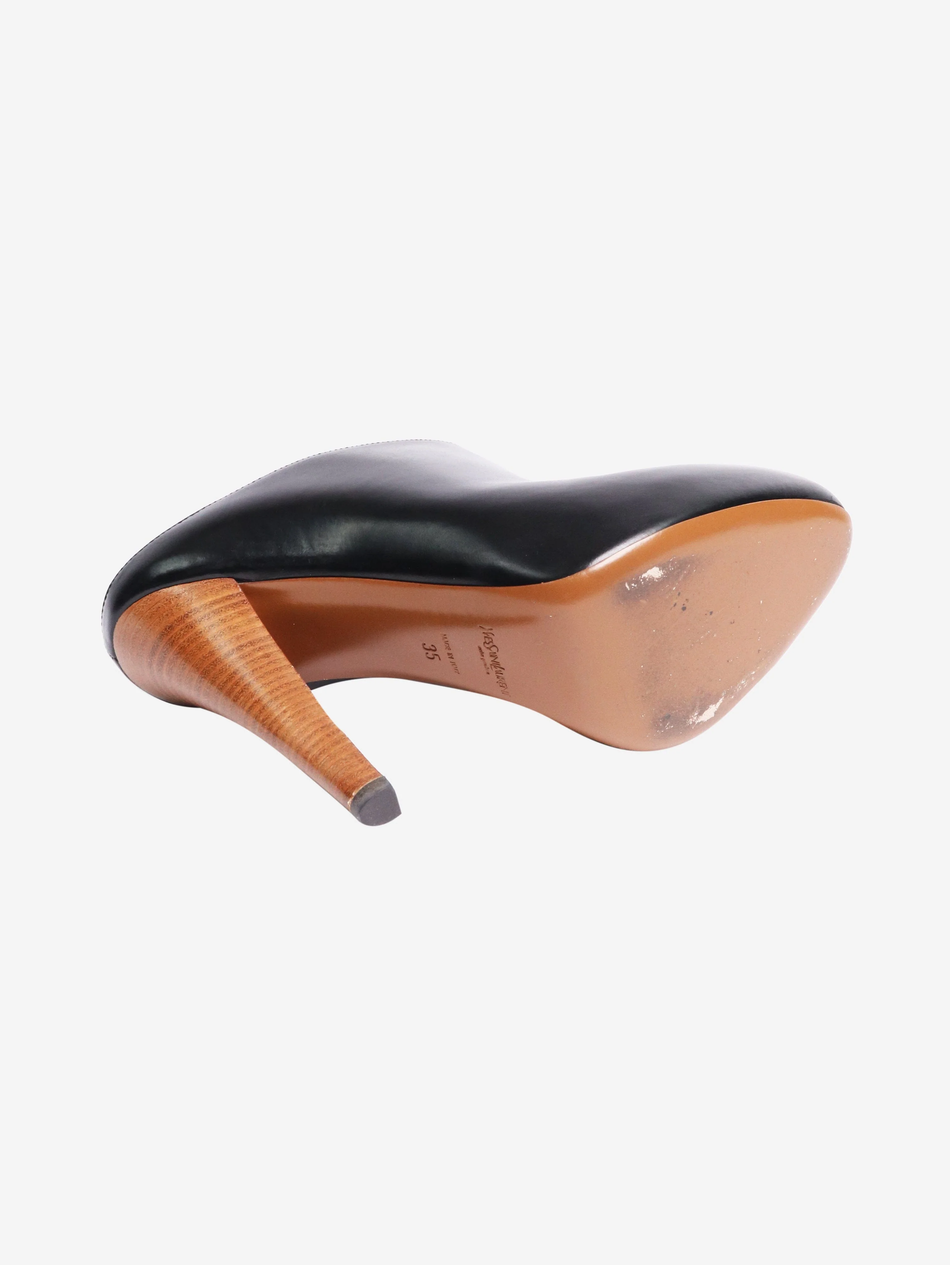 Black leather clog mules - size EU 35 - Image 4