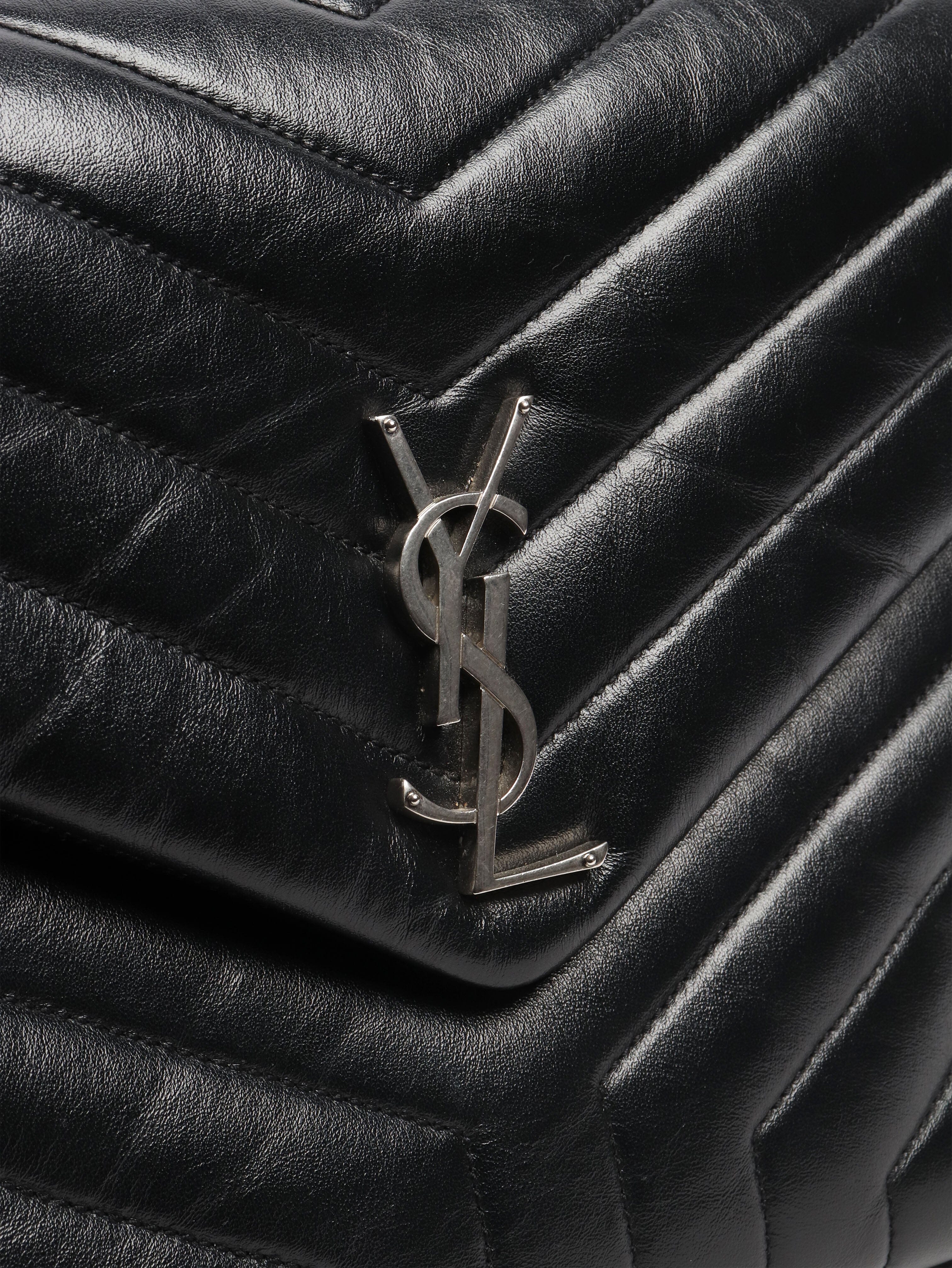 Black Loulou quilted leather shoulder bag - Image 4
