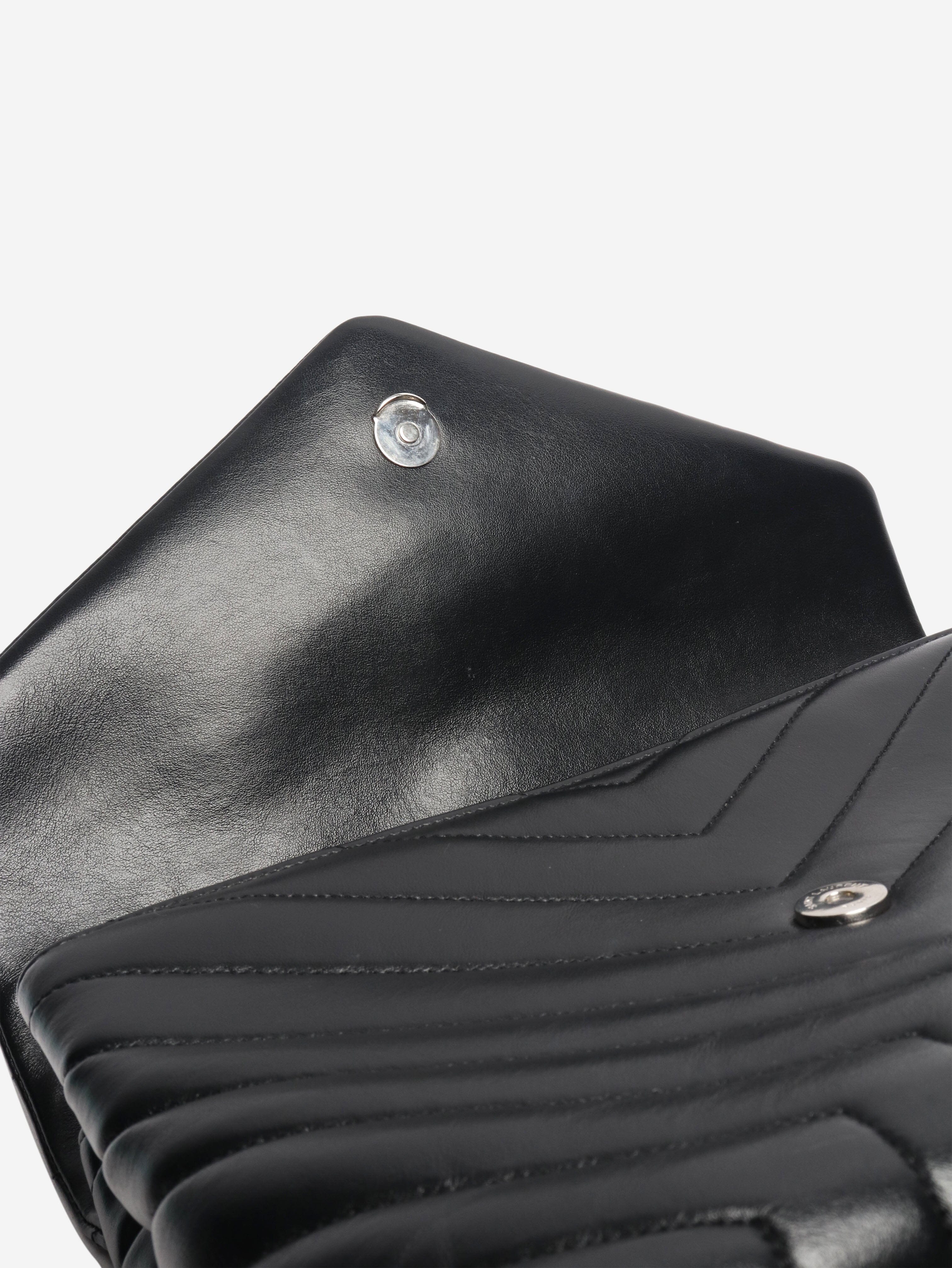 Black Loulou quilted leather shoulder bag - Image 5