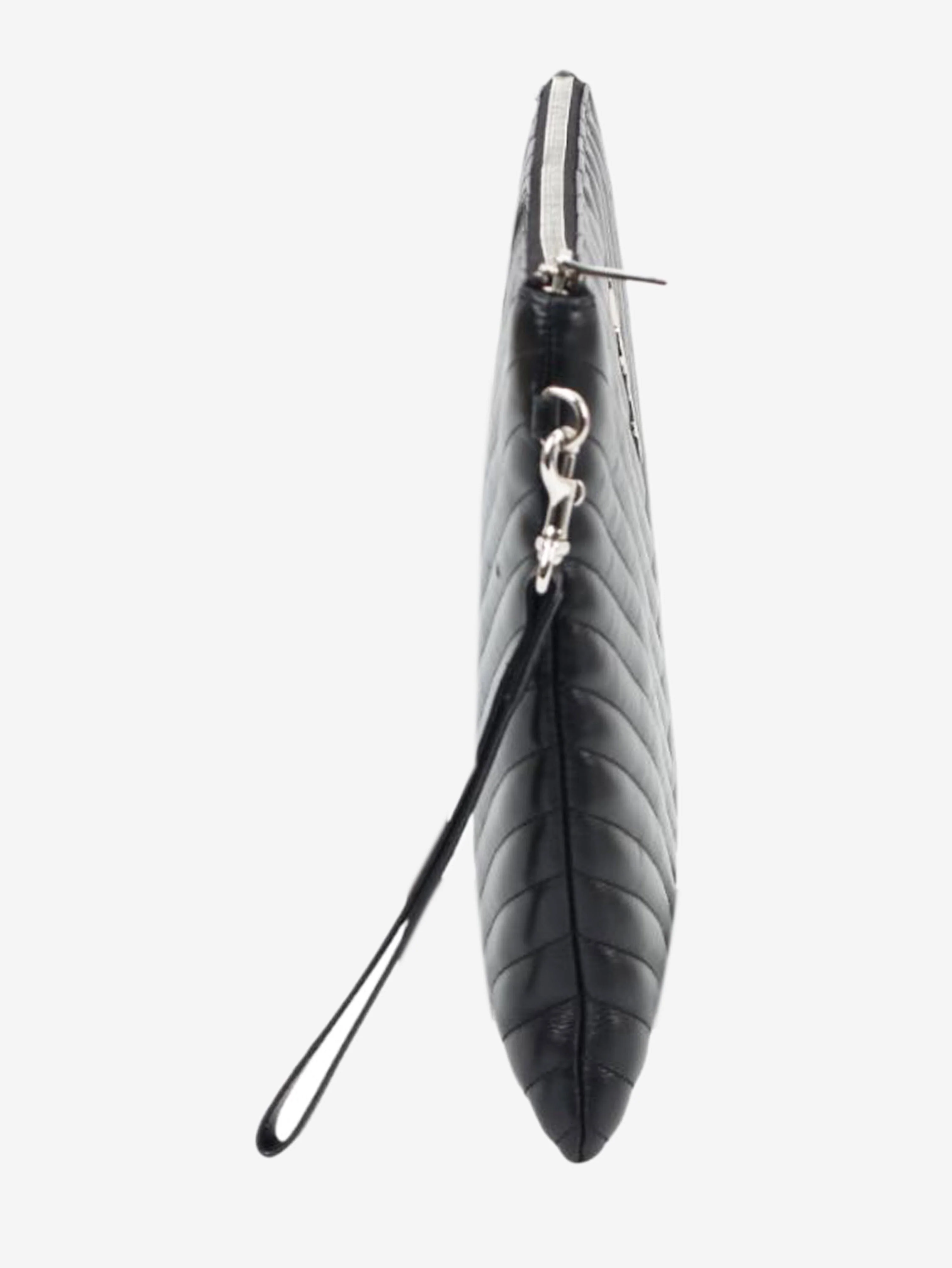 Black Matelasse pouch - Image 4