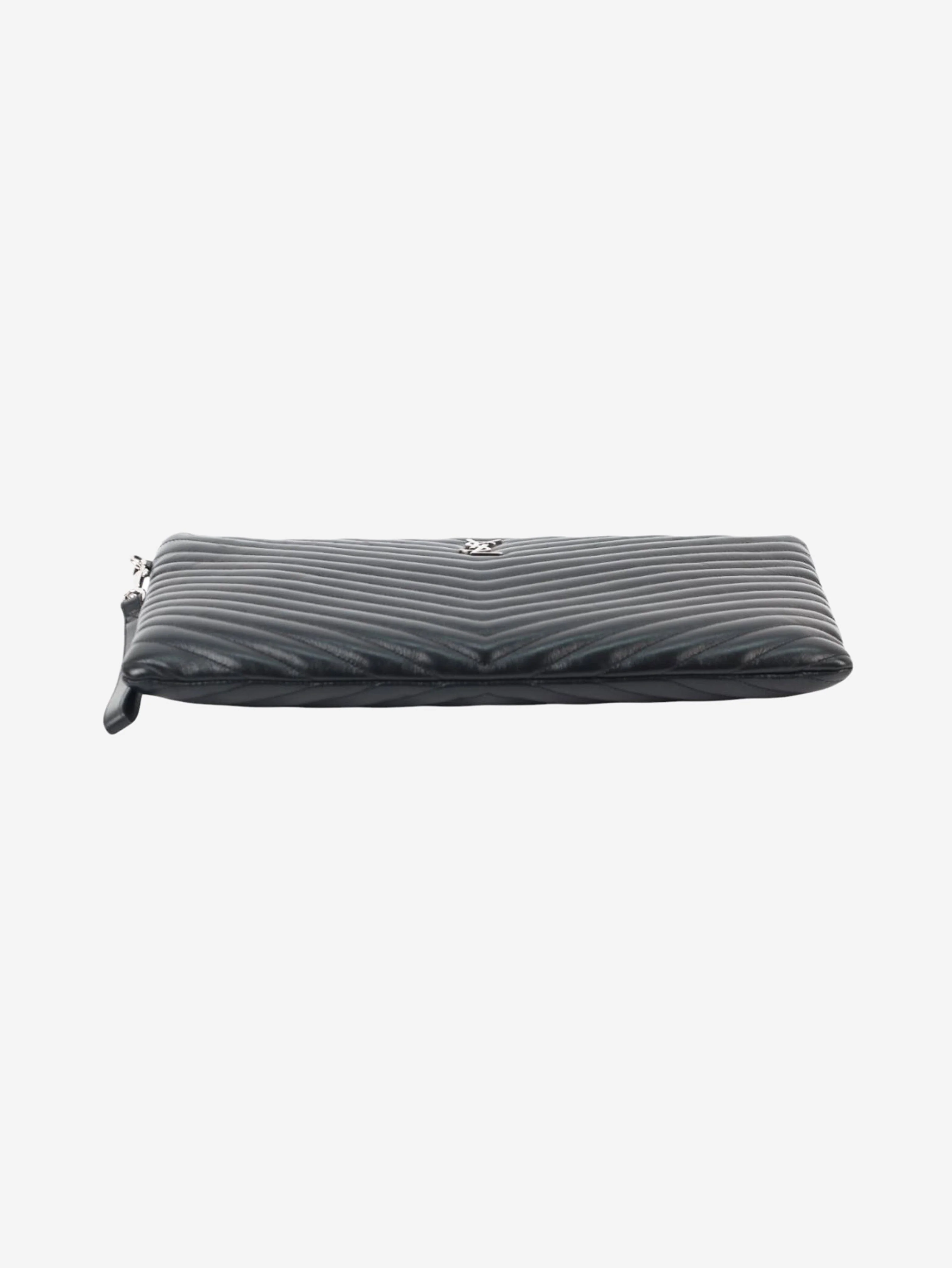 Black Matelasse pouch - Image 6