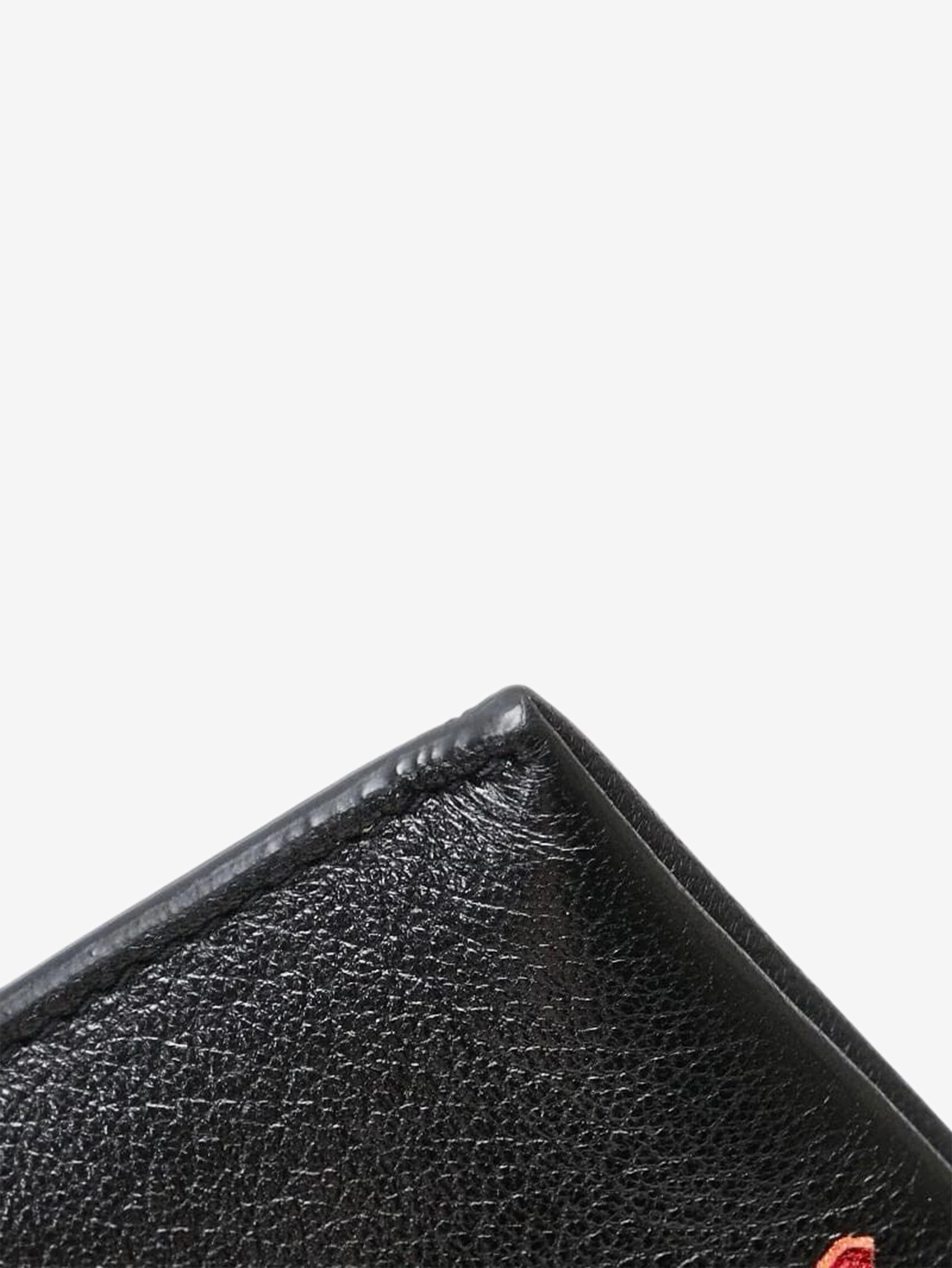 Black star leather clutch bag - Image 6