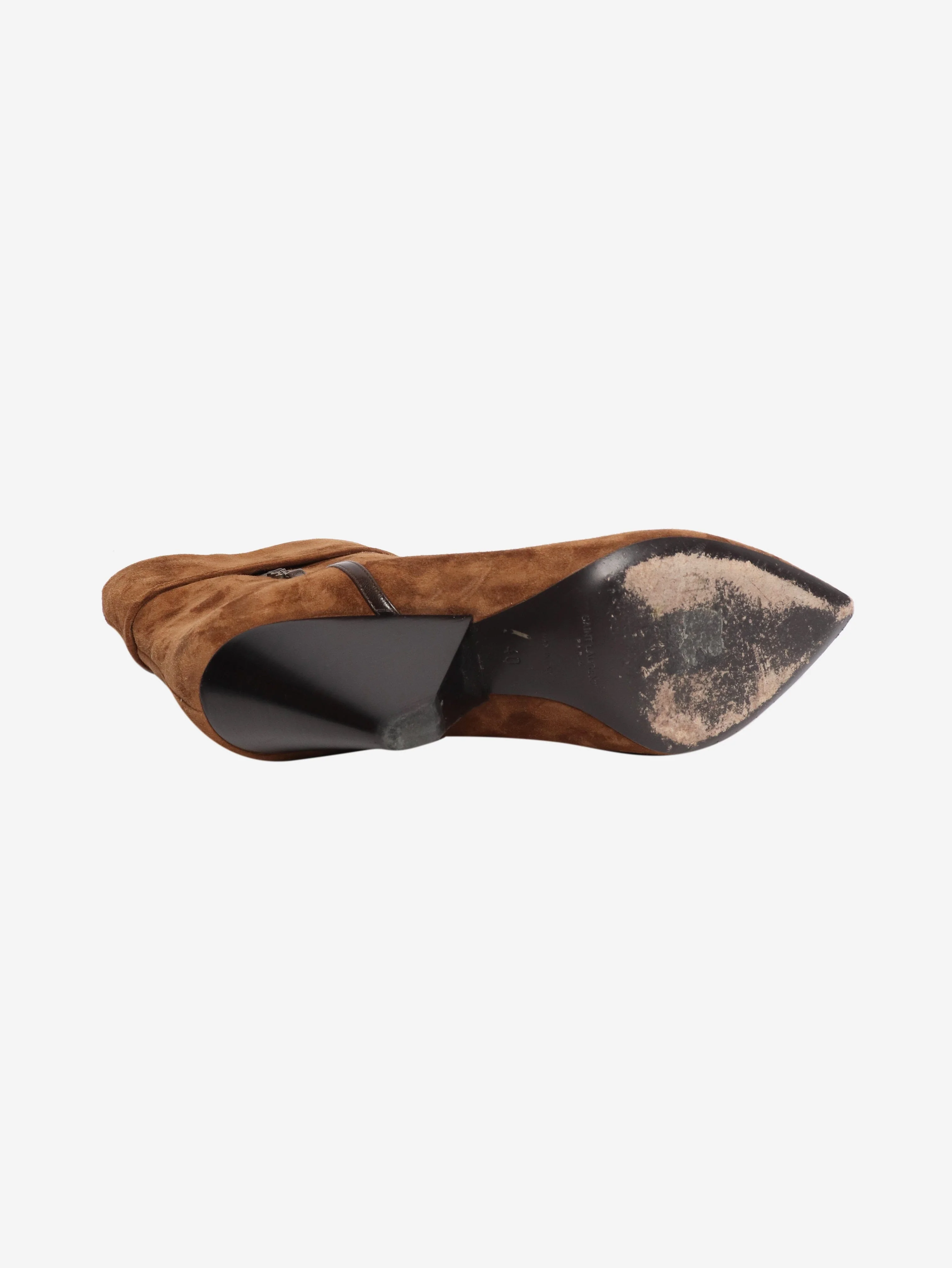 Brown suede ankle boots - size EU 40 - Image 6